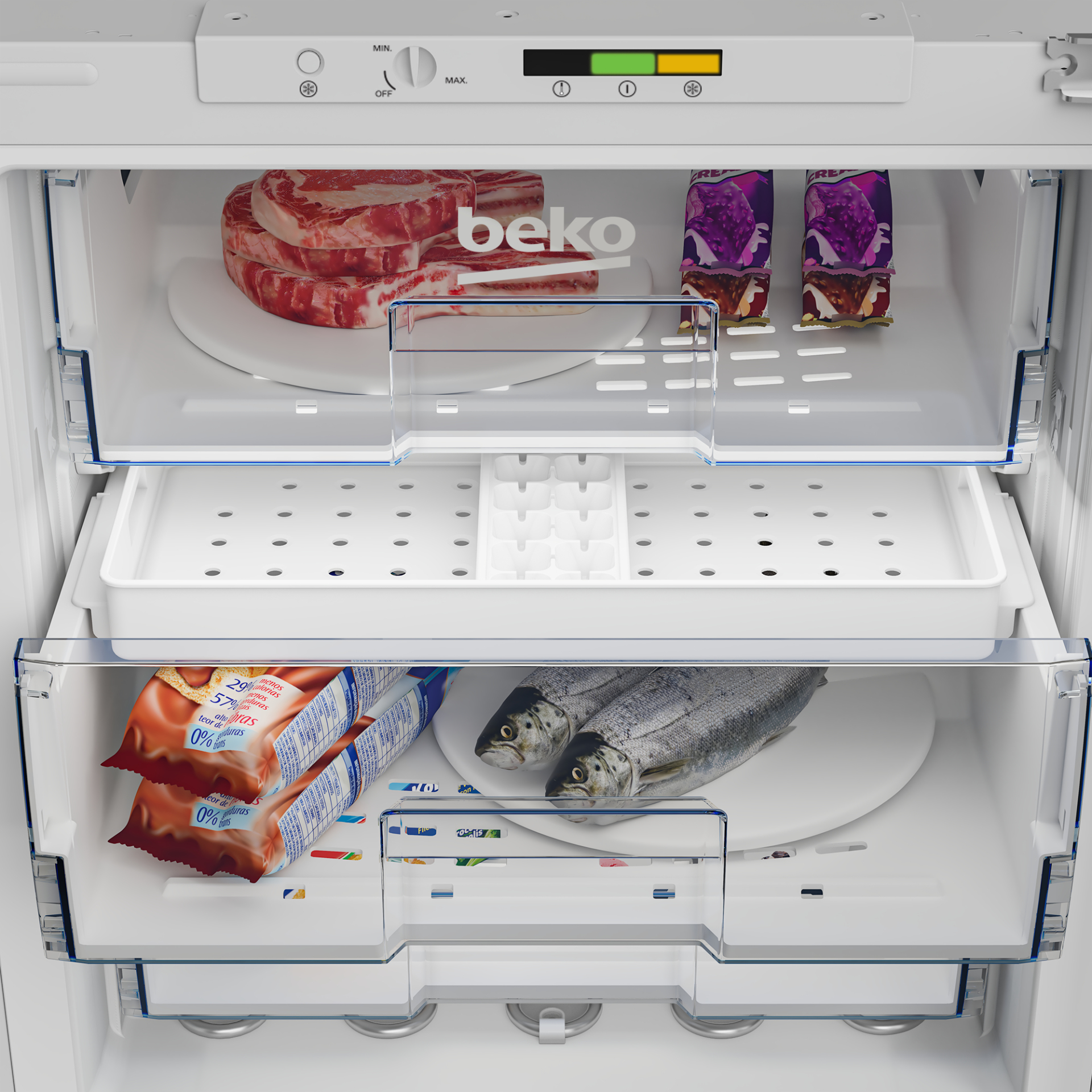 BEKO onderbouw vriezer - BU1204N