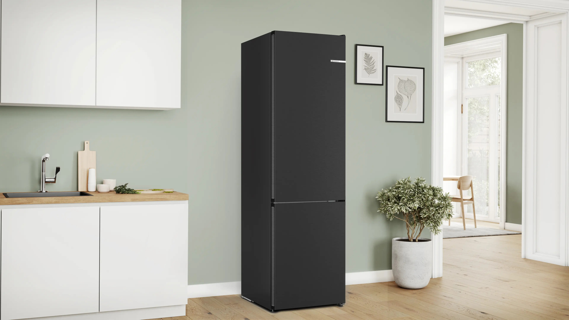BOSCH SERIE 4 vrijstaande koel-/vriescombinatie - 203cm - KGN39EXCF