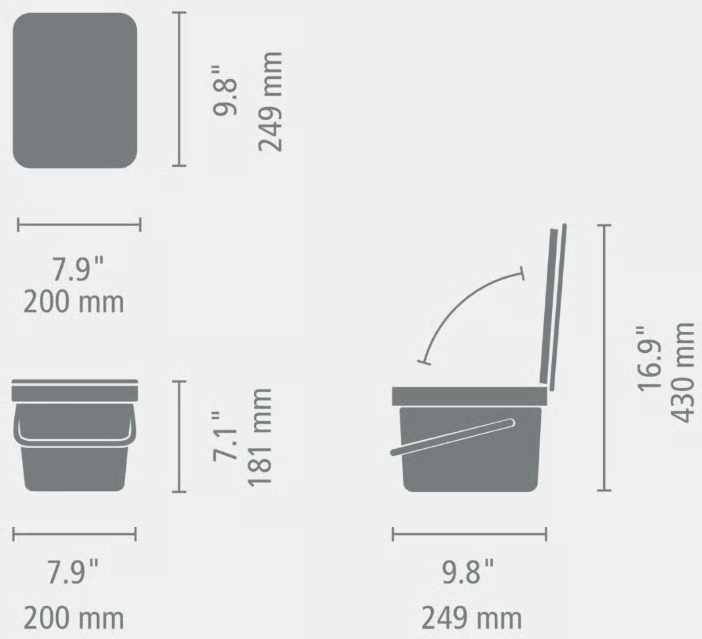 BRABANTIA afvalemmer - 251702