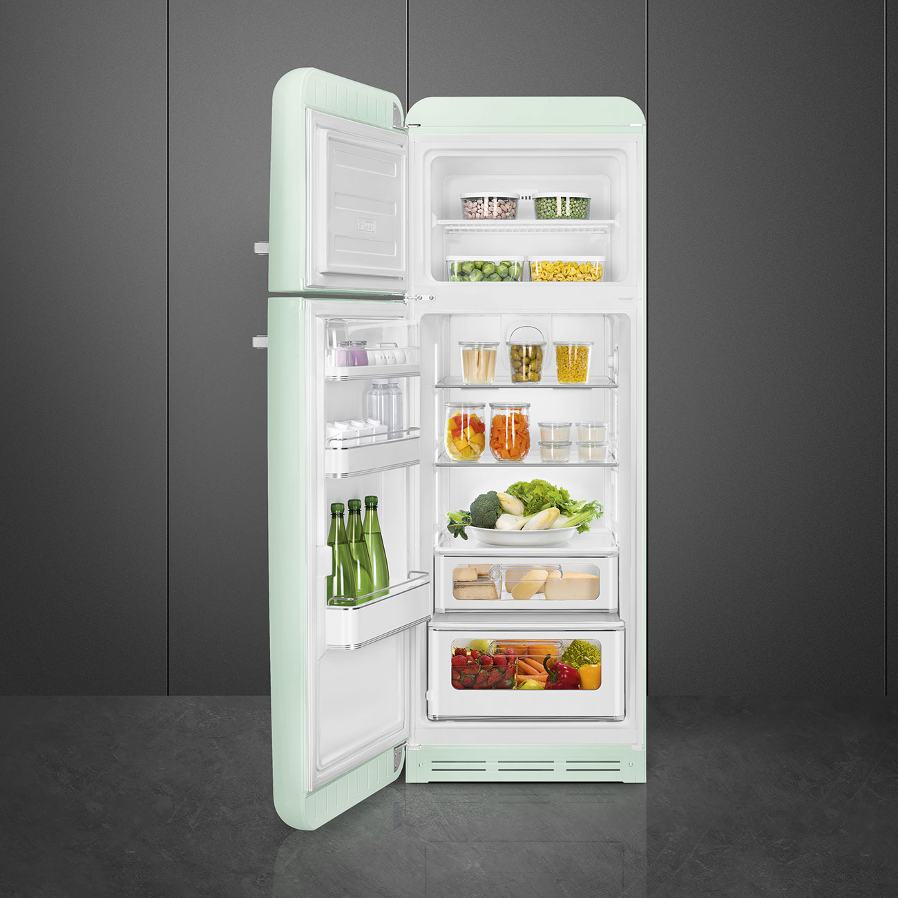 SMEG vrijstaande koel-/vriescombinatie - 172cm - FAB30LPG6