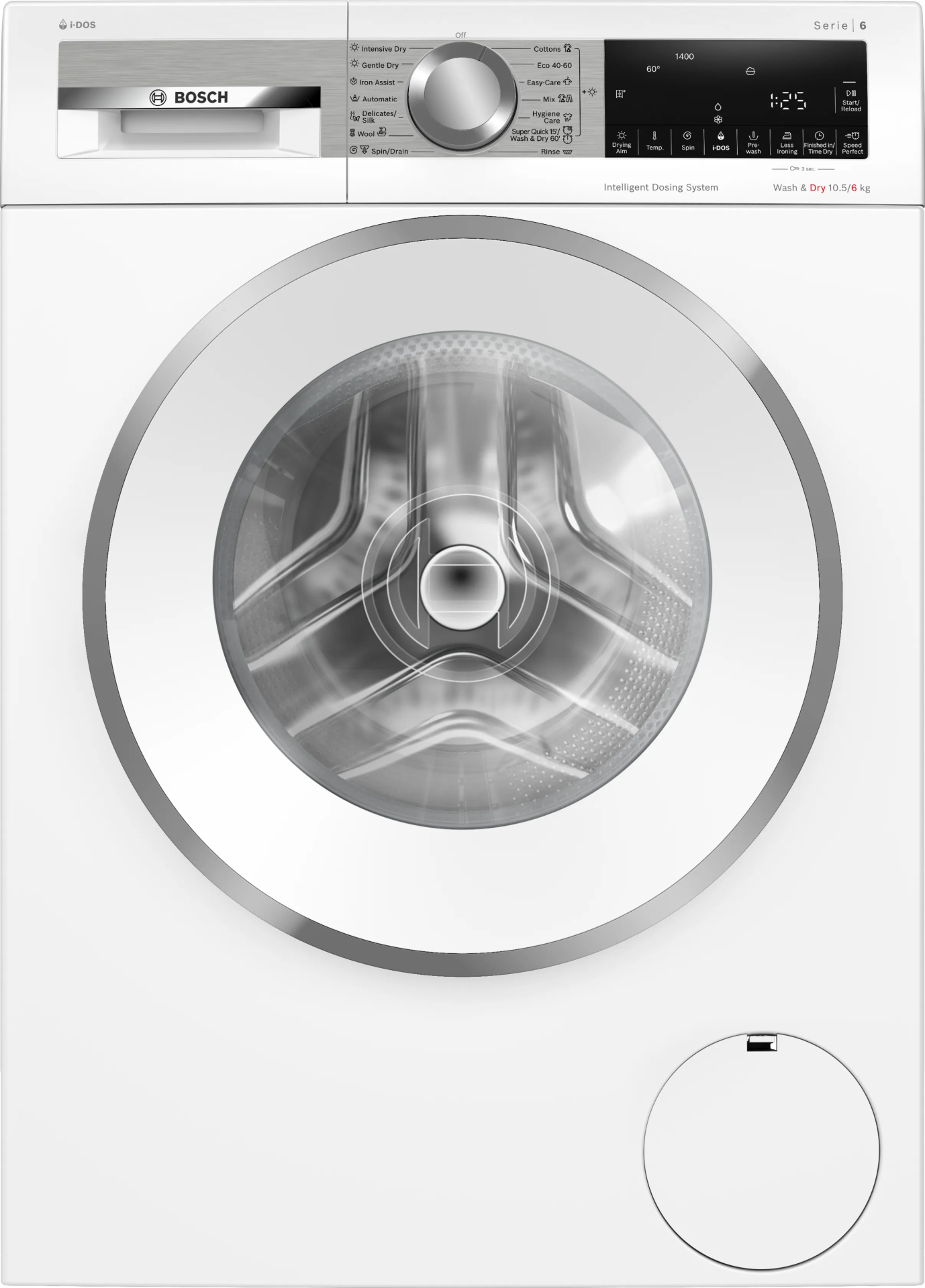 BOSCH SERIE 6 Was-droogcombinatie 6 kg - WNG254A9BY