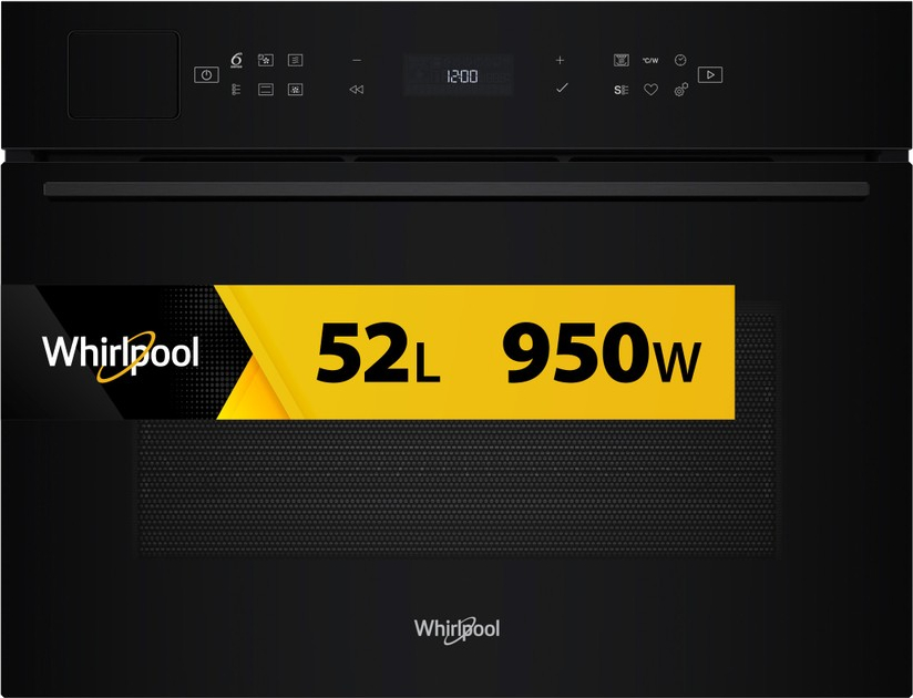 WHIRLPOOL multifunctionele oven - combi - 45cm - WCT7A9PHTSB