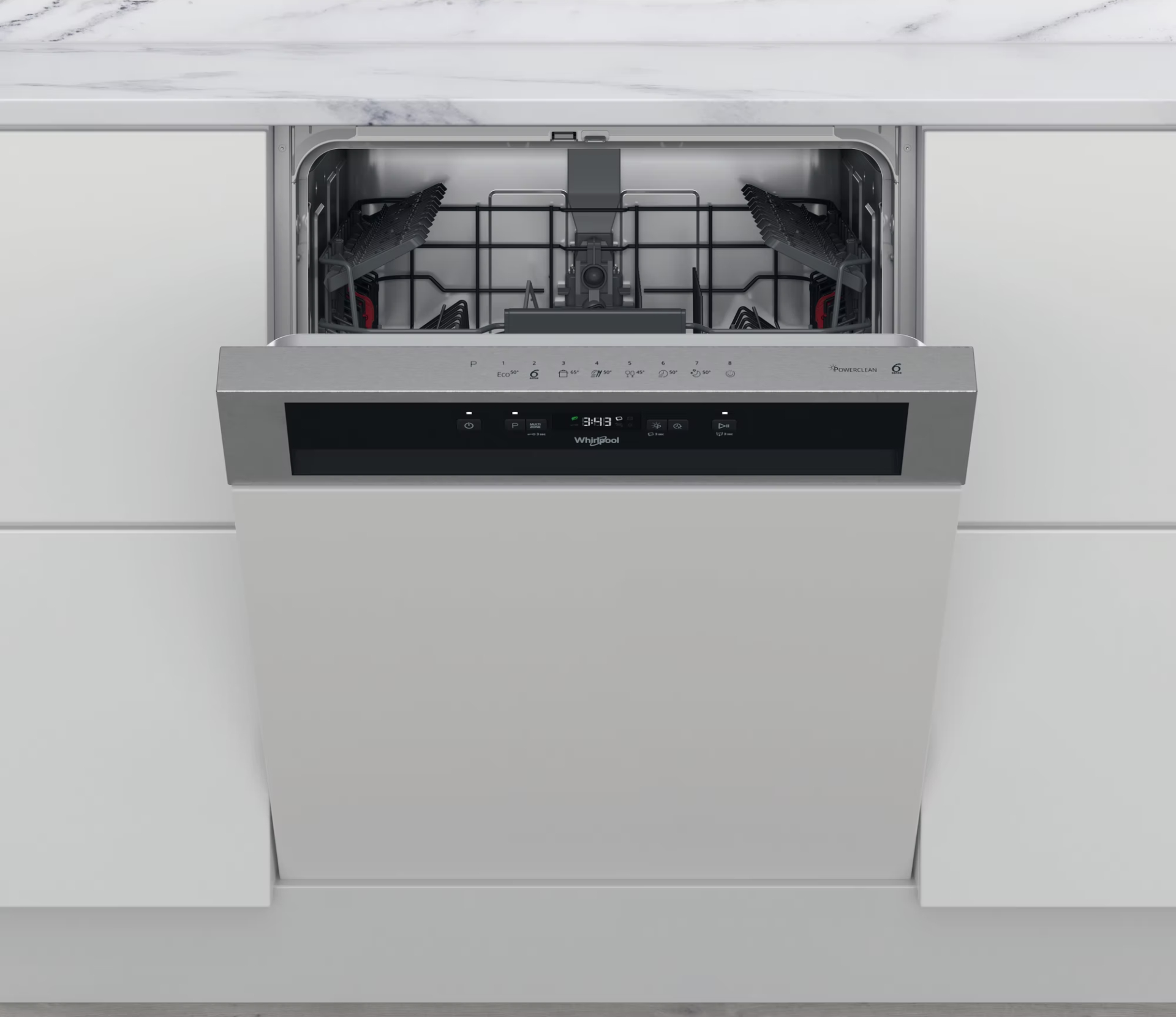 WHIRLPOOL vaatwasser met bedieningspaneel - WB6020PX
