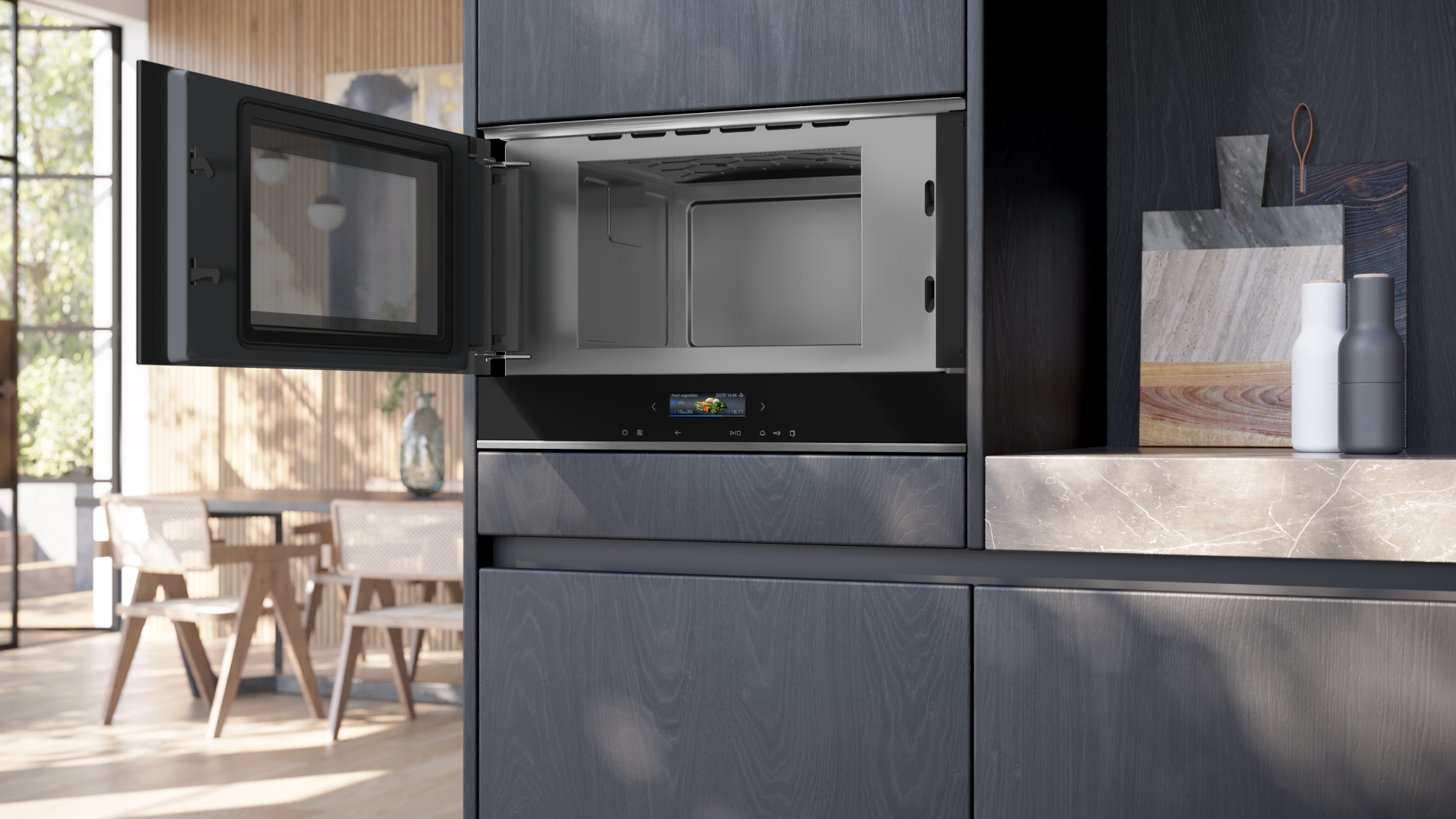 SIEMENS IQ700 microgolfoven - 38cm - BF722L1B1
