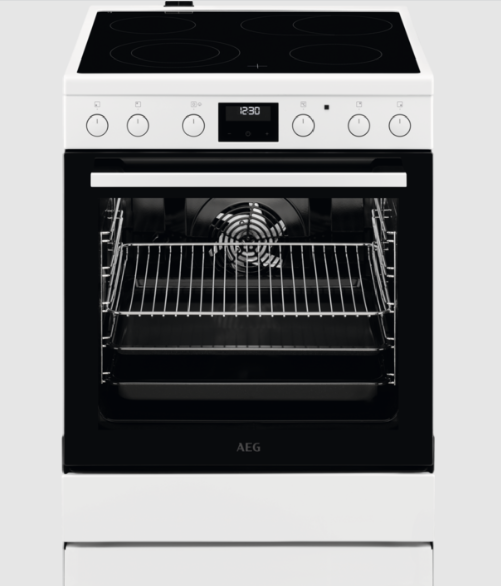 AEG CCB644TBBW fornuis met keramische kookplaat - 60cm