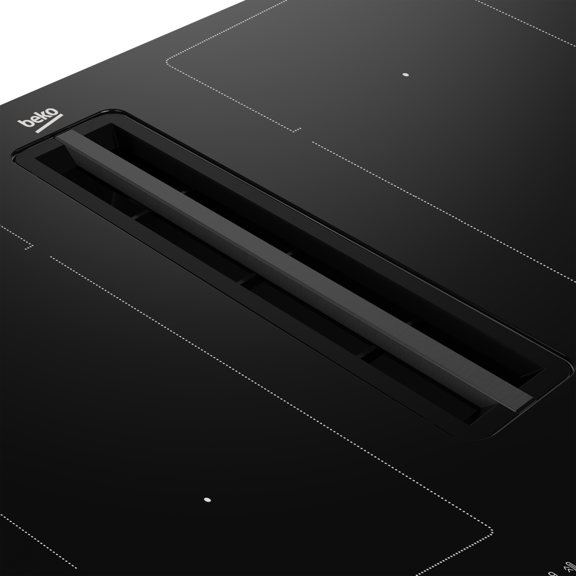 BEKO kookplaat met afzuiging - 80cm - HIXI84700UP