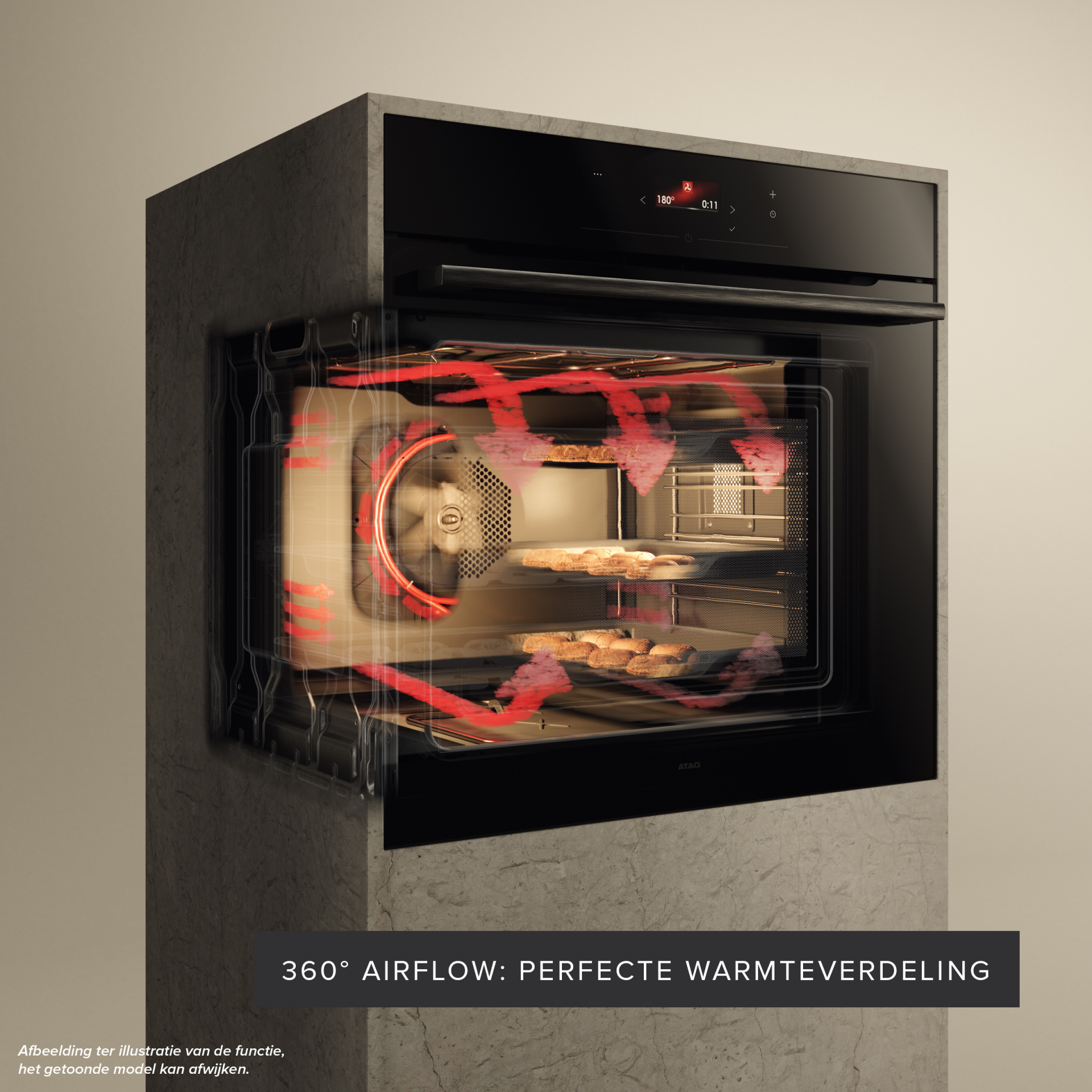 ATAG multifunctionele oven - 60cm - OXP6671C