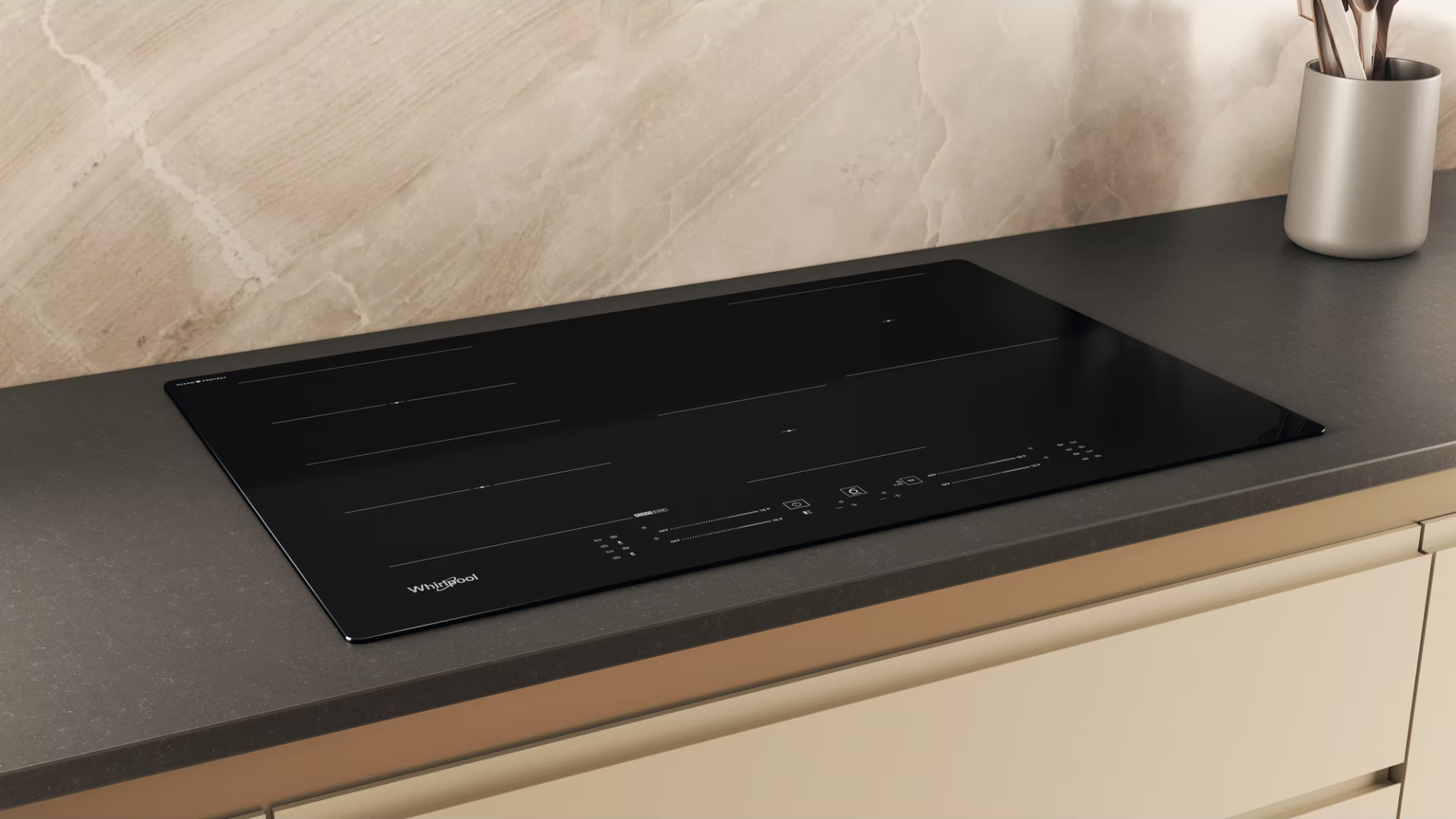 WHIRLPOOL inductiekookplaat - 77cm - WFS1577CPNE