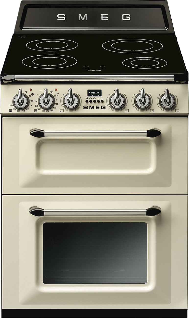 SMEG fornuis met inductie kookplaat - 60cm - TR62IP2