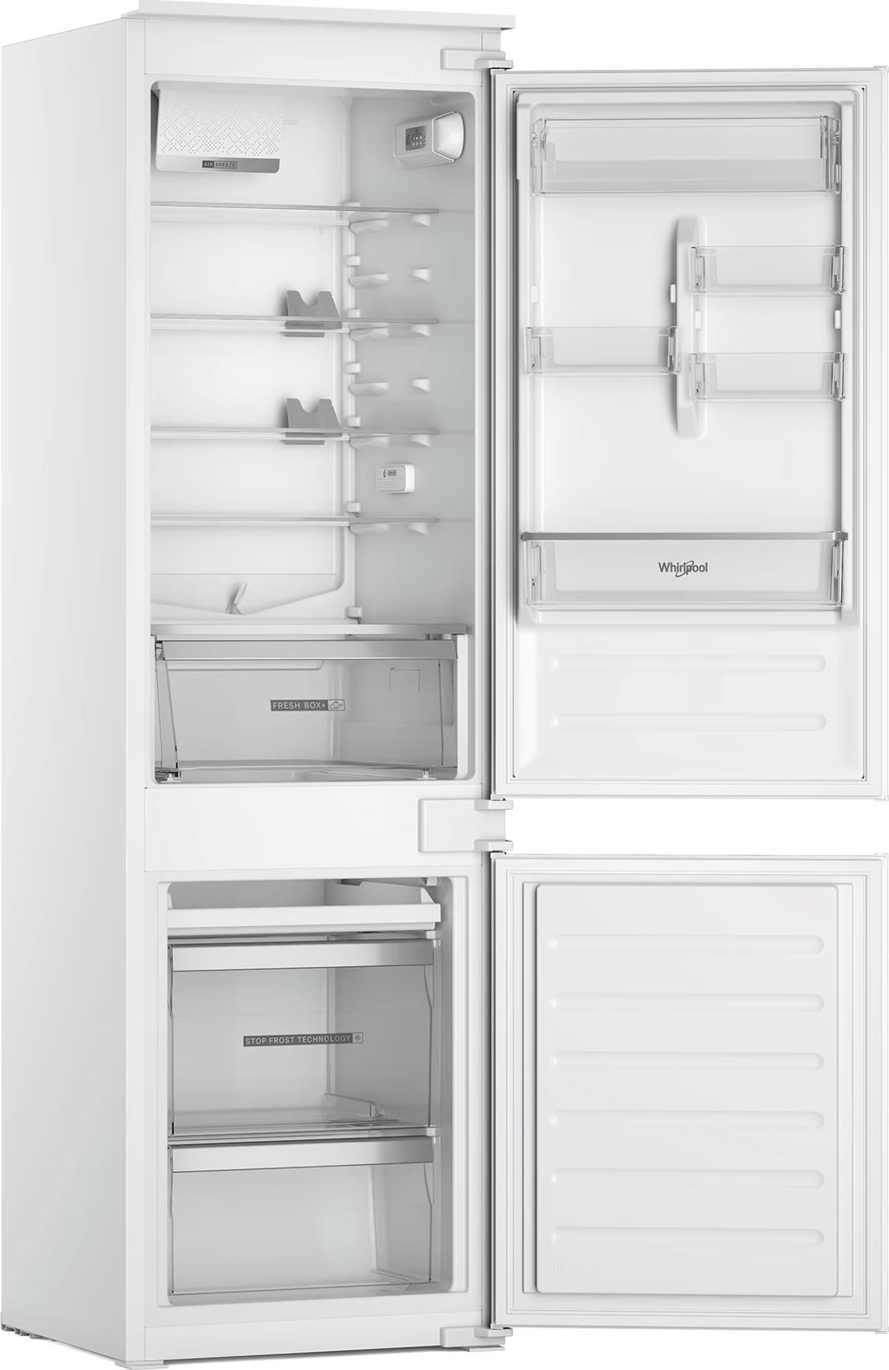 WHIRLPOOL koel-/vriescombinatie - 177cm - WHC18D011C1SF