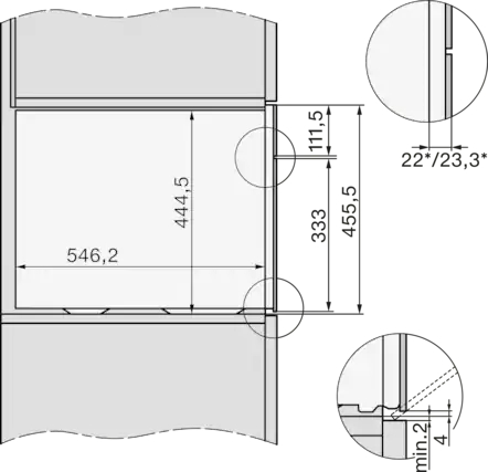 MIELE CONTOURLINE stoomoven - 45cm - DG2740CS