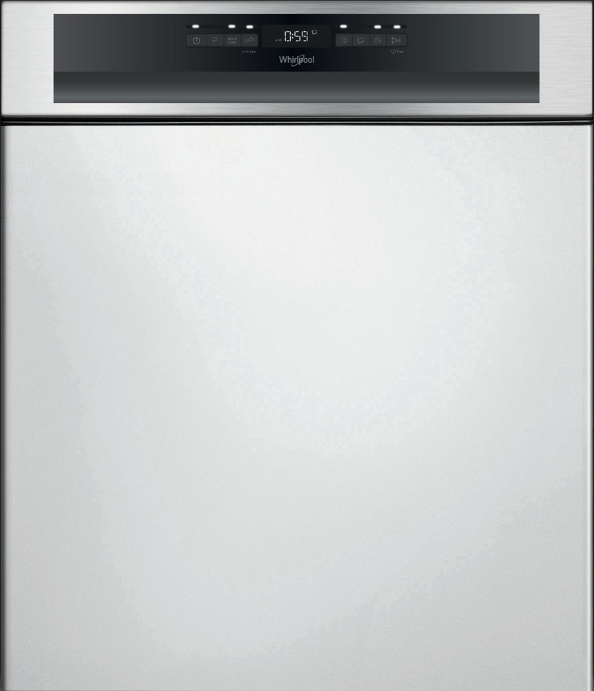 WHIRLPOOL vaatwasser met bedieningspaneel - WBO3T133PFX