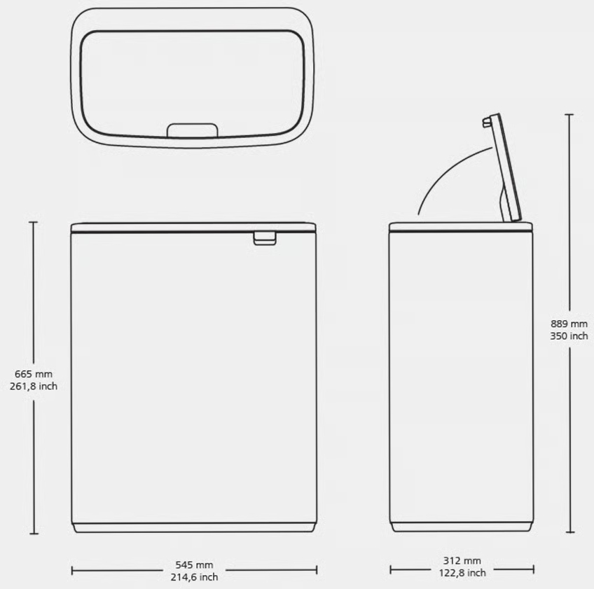 BRABANTIA pedaalemmer - 211508