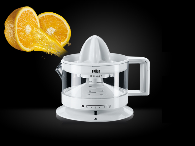 BRAUN fruitpers - BHCJ3000WH