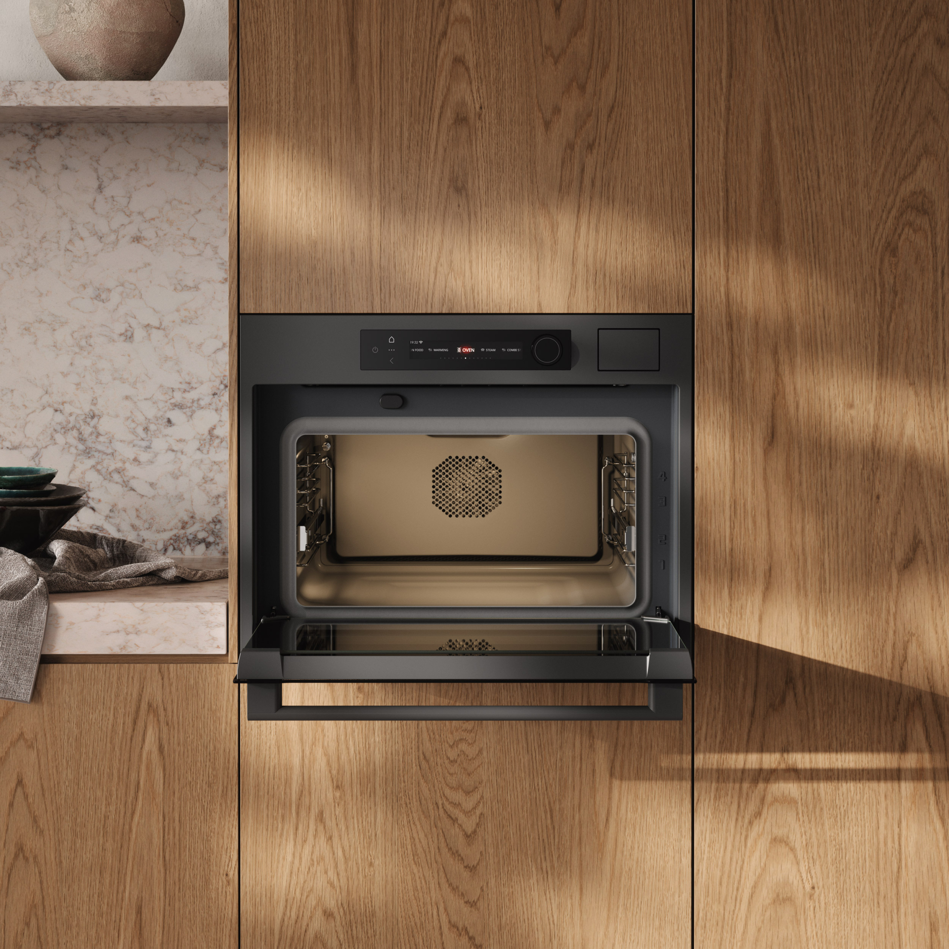 ATAG multifunctionele oven met stoom - 45cm - CS8495D