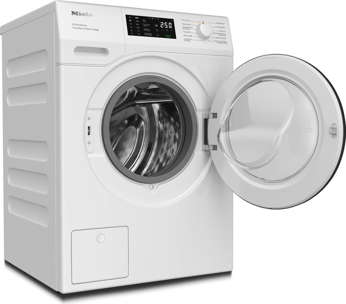 MIELE CHROME EDITION Wasmachine 9 kg - WED395WPS