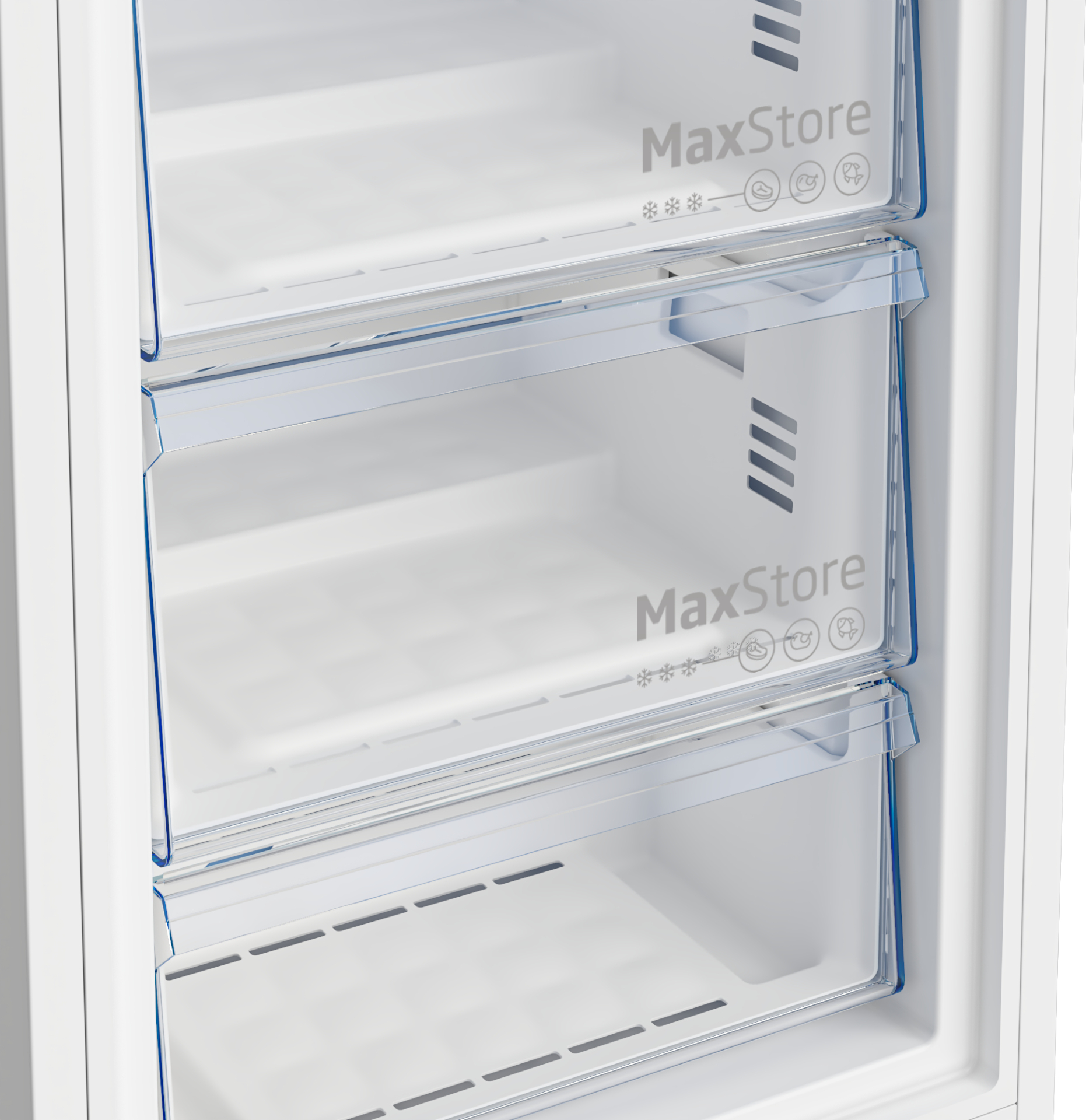 BEKO vrijstaande vriezer - 152cm - B3RFNE274W