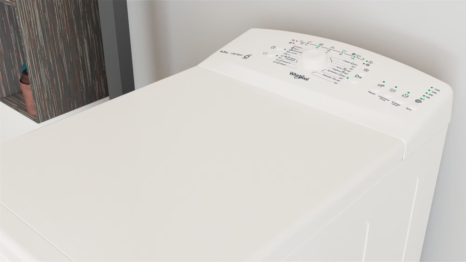WHIRLPOOL Wasmachine 6.5 kg - TDLR65230LBE