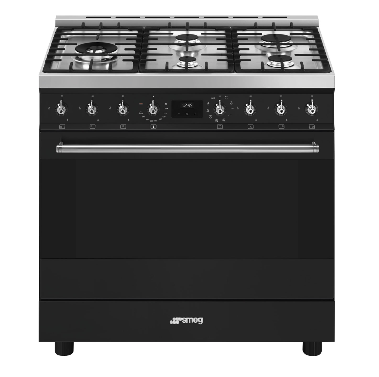SMEG C95GMCMB2 fornuis met gaskookplaat - 90cm