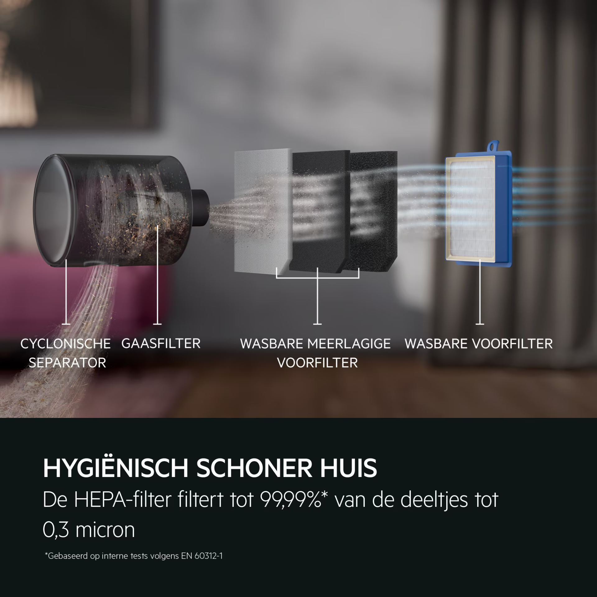 AEG stofzuiger zonder zak - AL61C4DB