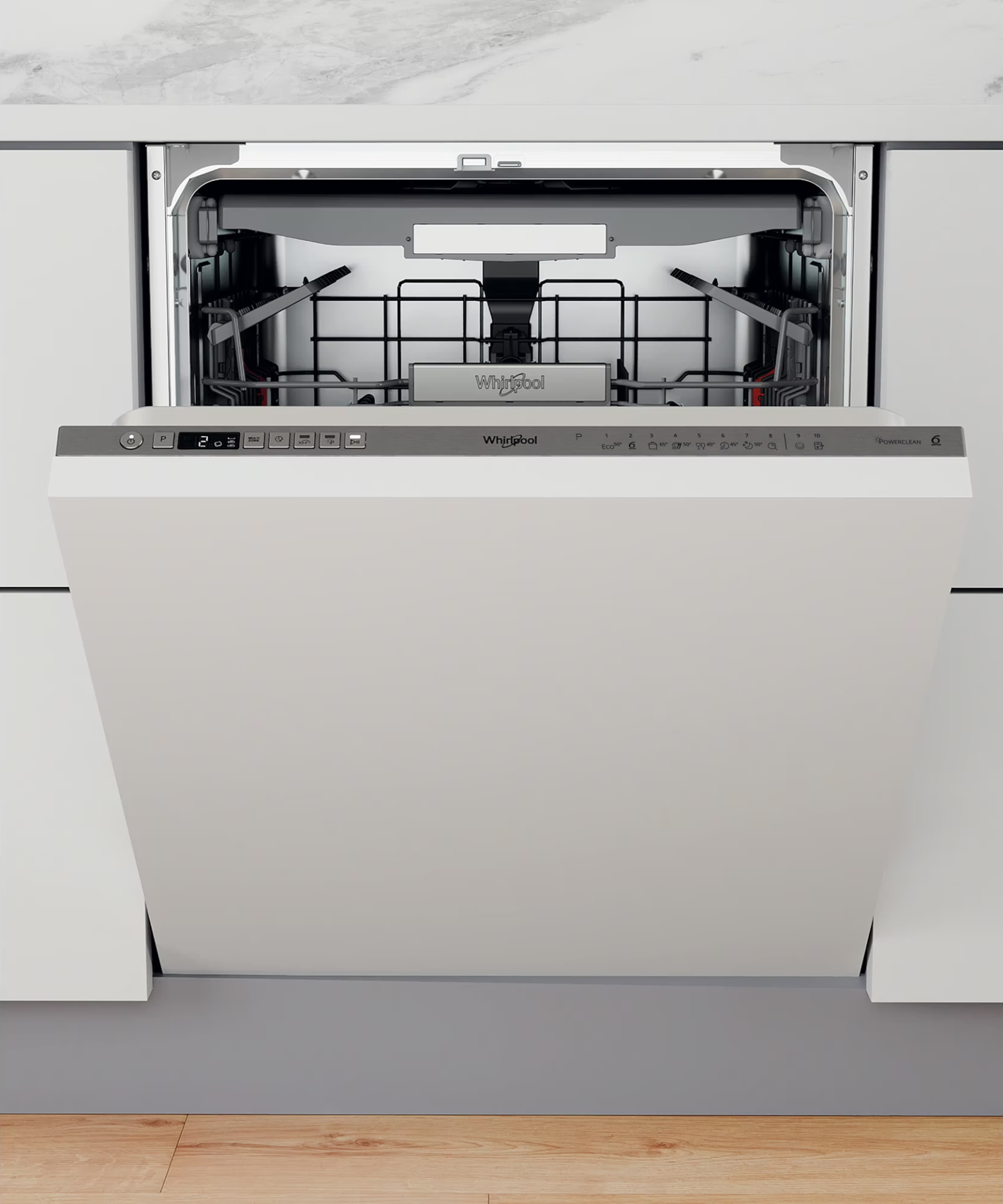 WHIRLPOOL vaatwasser volledig integreerbaar - W0ID561S