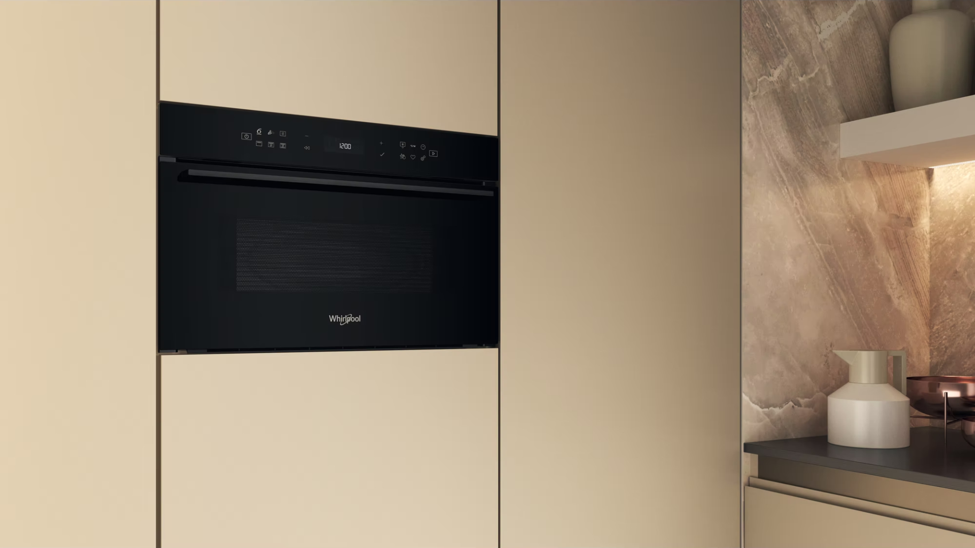 WHIRLPOOL microgolfoven met grill - 38cm - WMD7O4TB