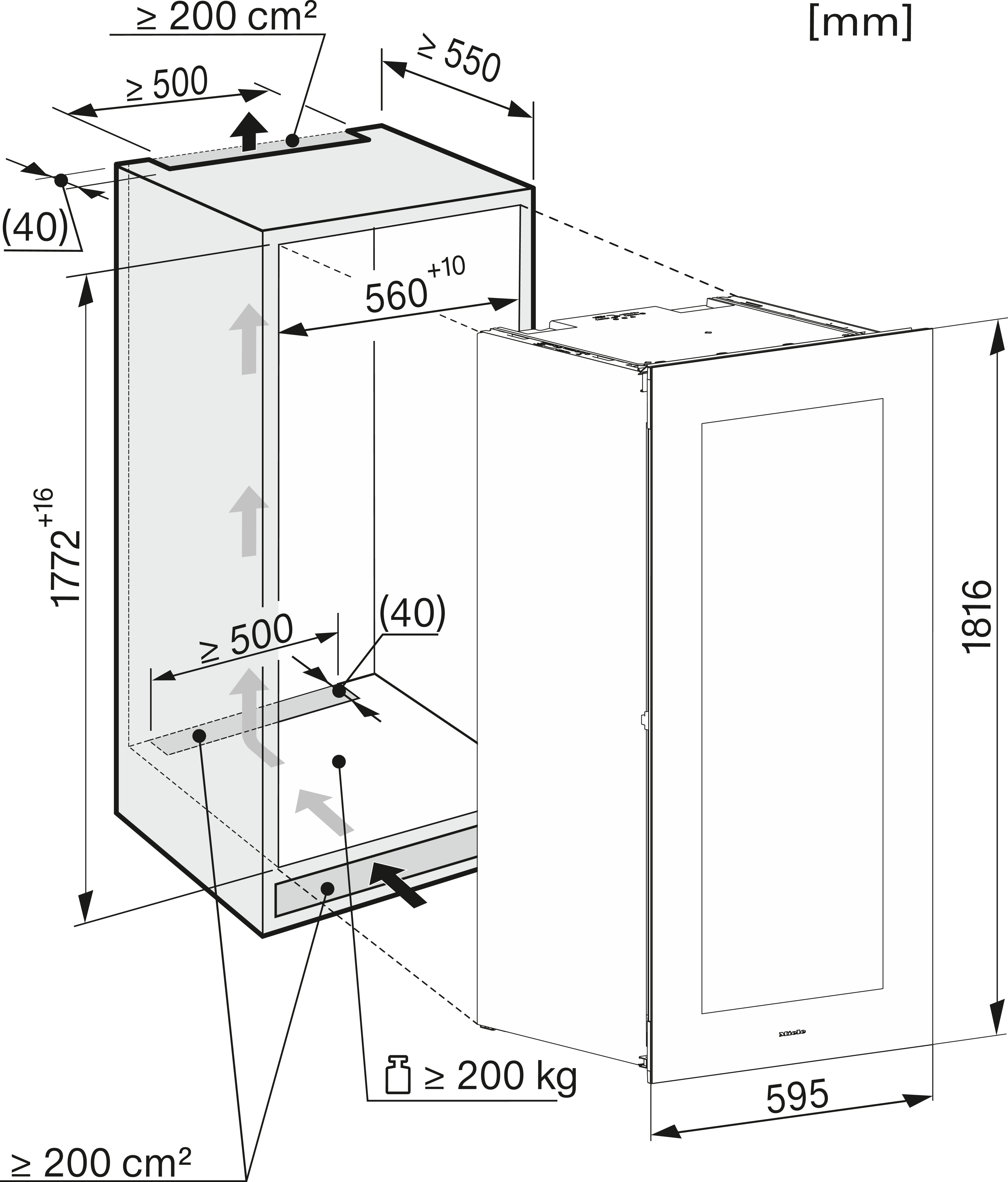 MIELE Inbouw wijnklimaatkast - KWT6722IGS-1OBSW