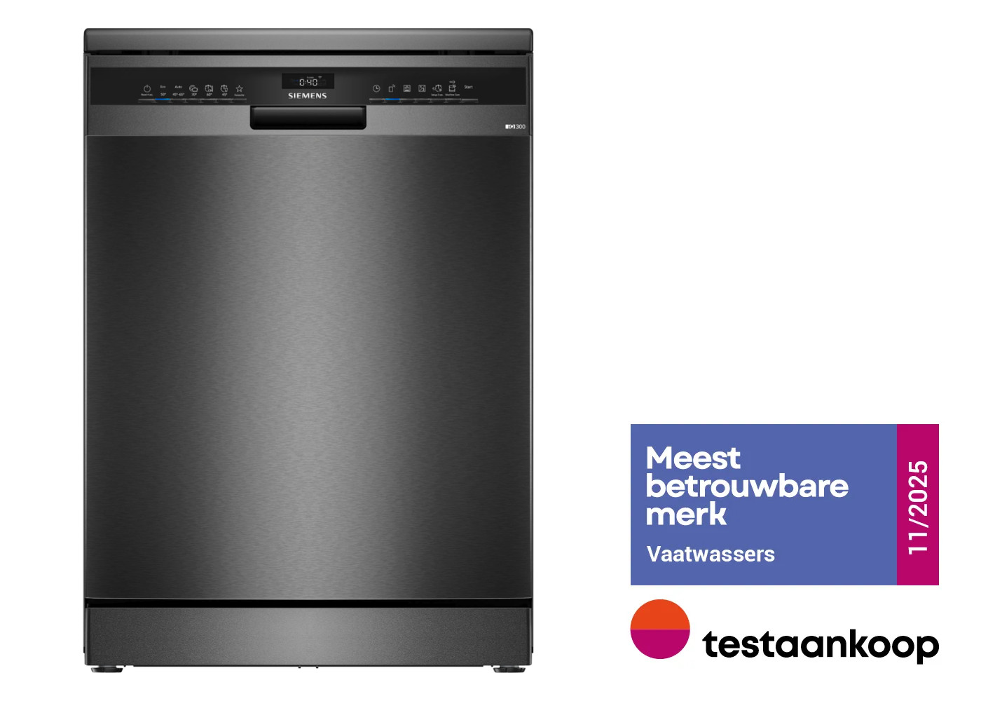 SIEMENS SN23EC22AE iQ300 vrijstaande vaatwasser