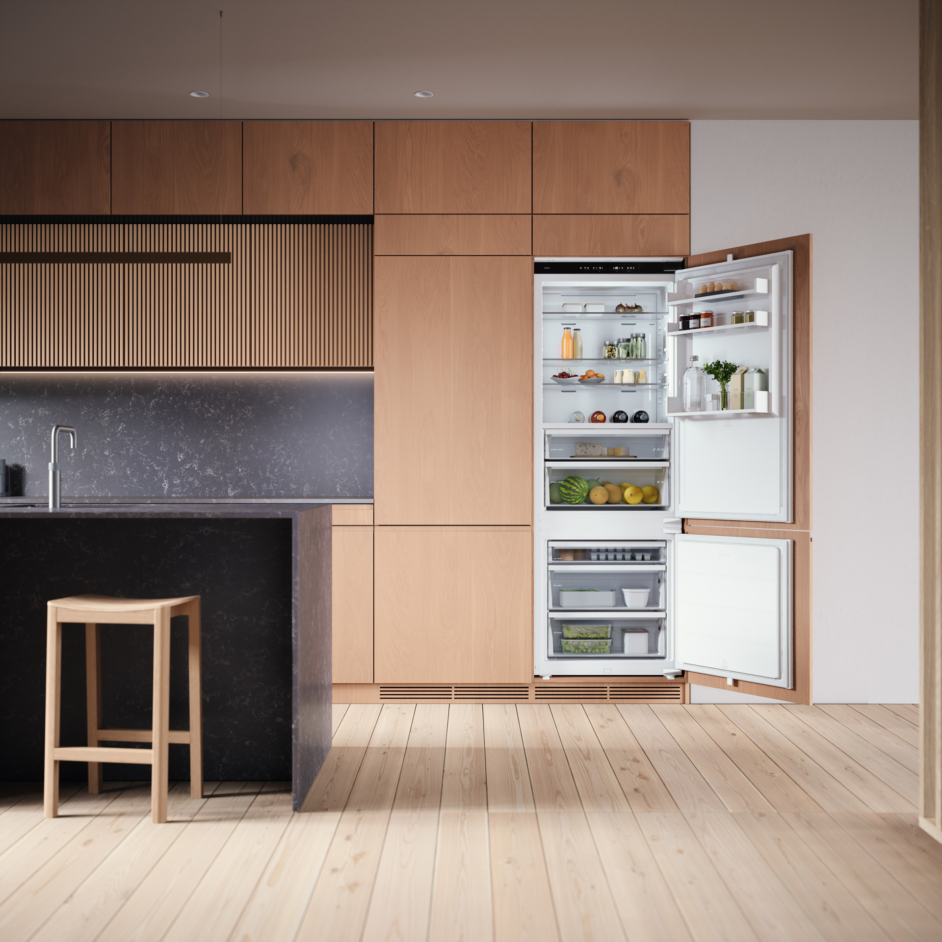 ATAG Inbouw koel-vriescombinatie - KSC8194NDXL
