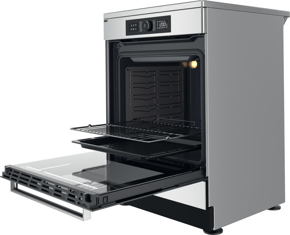 WHIRLPOOL fornuis met inductie kookplaat - 60cm - WS68IB8ACX/FR