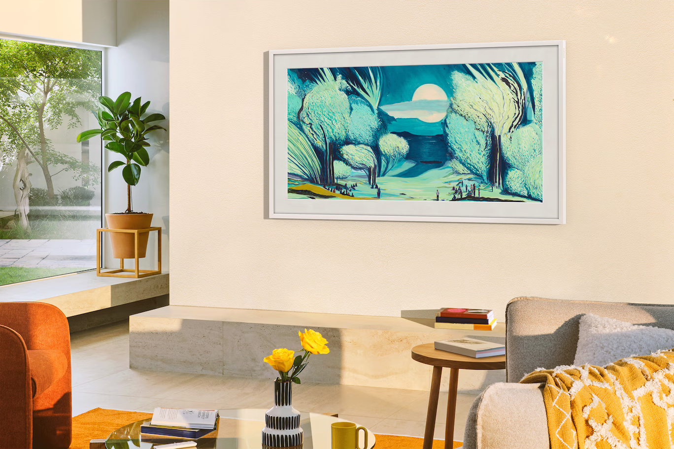 SAMSUNG The Frame Televisie 55" QLED 4K (UHD) - F-QE55LS03FAUX
