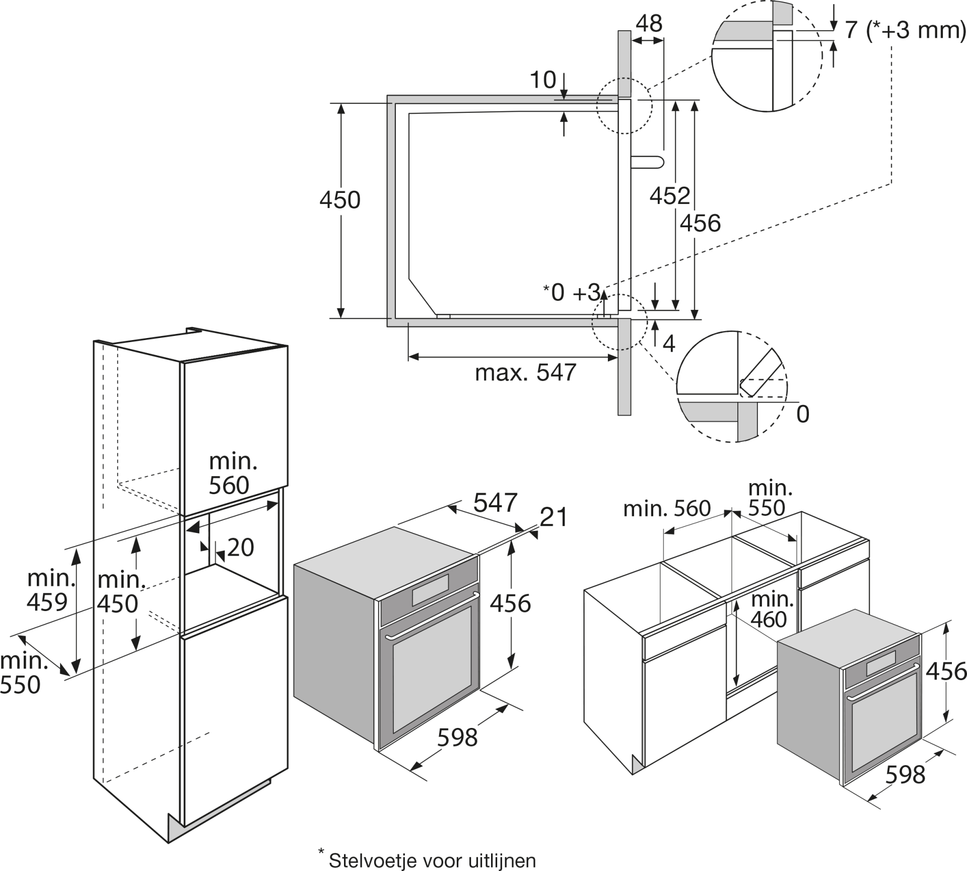 ATAG multifunctionele oven - combi - 45cm - CSX4674M