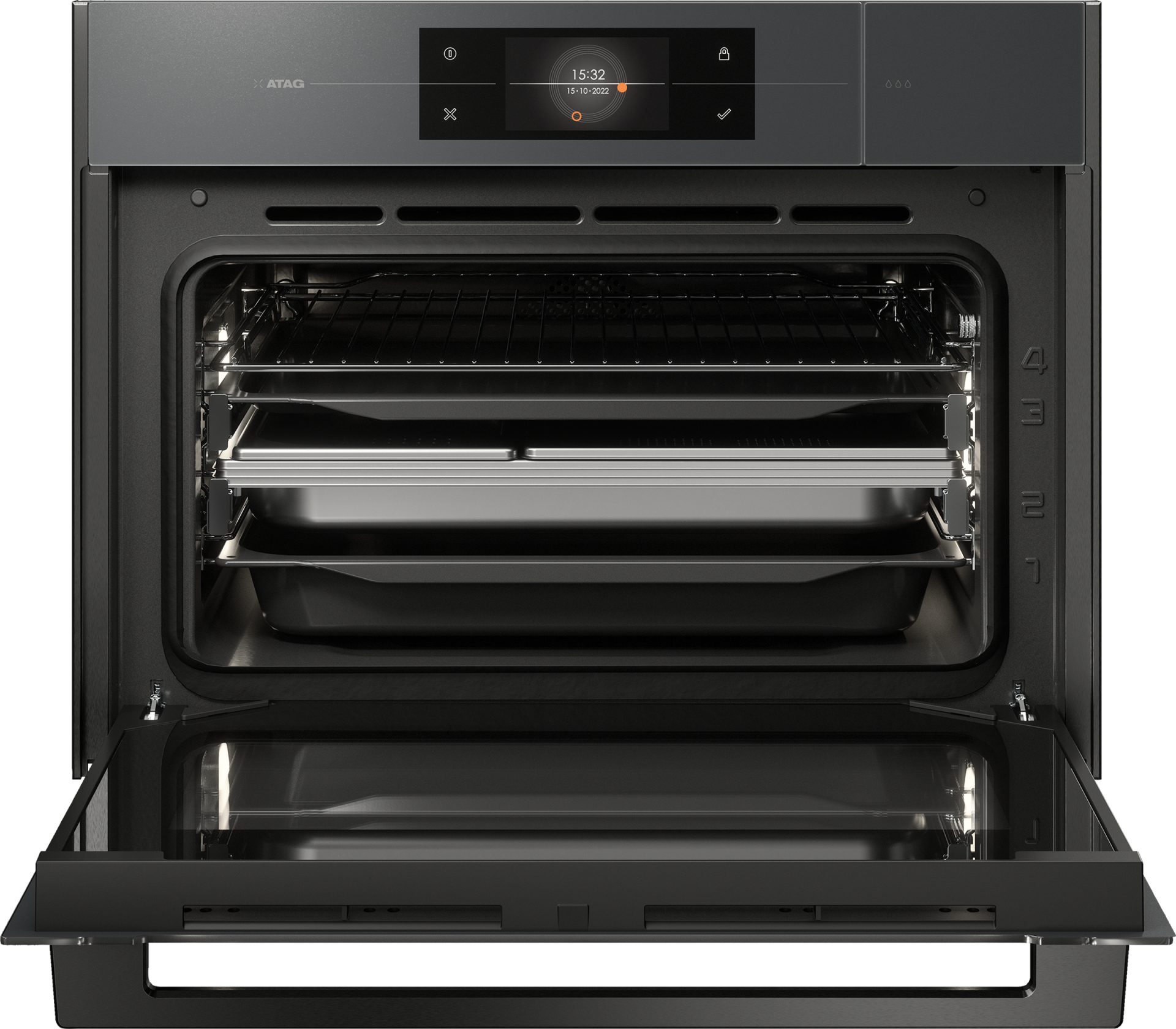 ATAG multifunctionele oven met stoom - 45cm - CS4585M1C