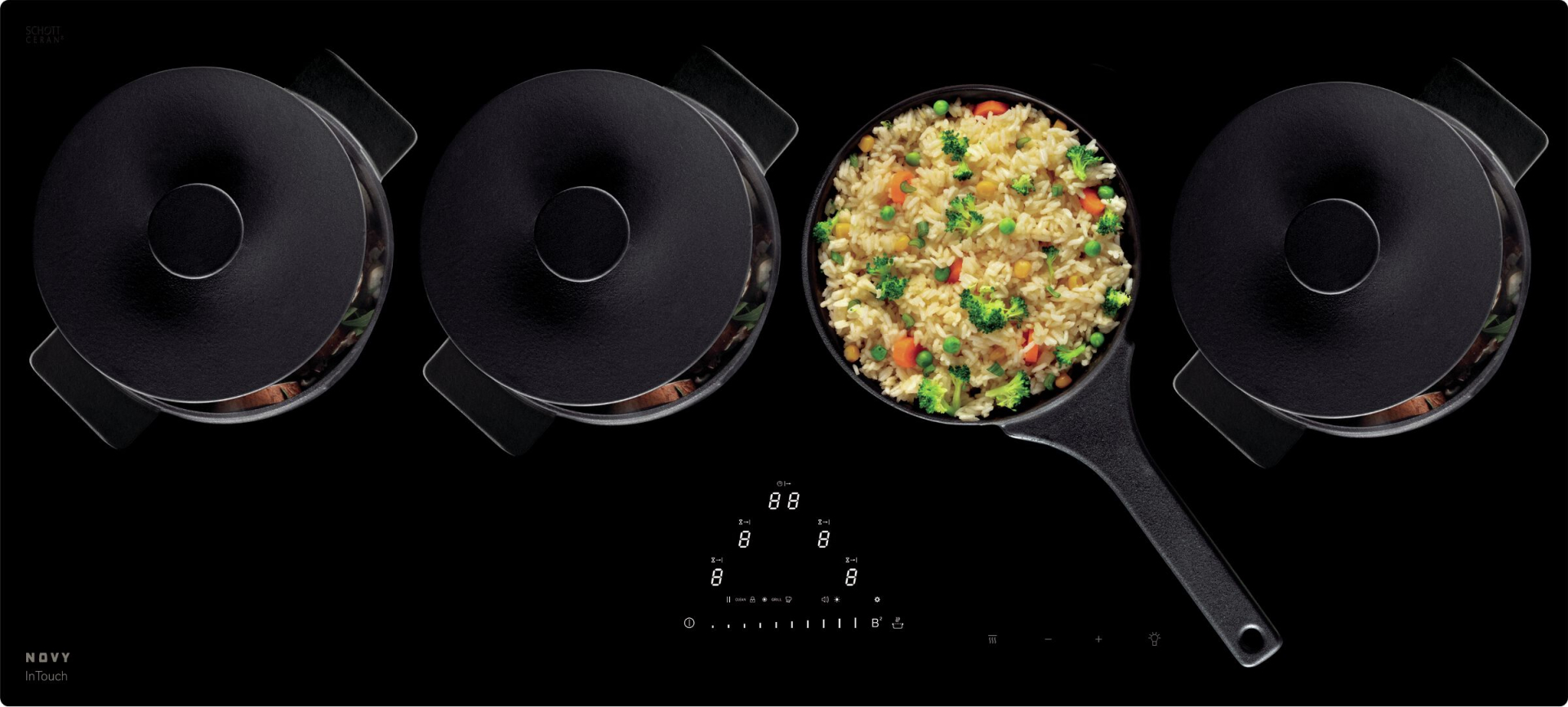 NOVY inductiekookplaat - 91cm - 1777