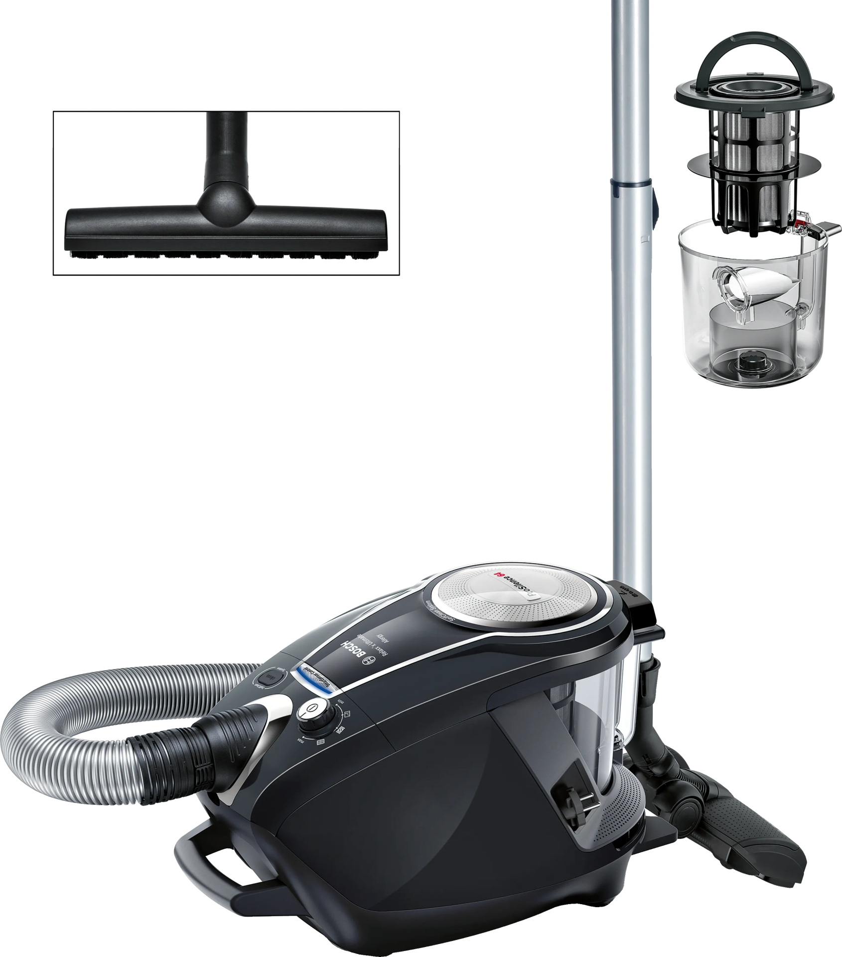 BOSCH  RELAXX'X stofzuiger zonder zak - BGS7SIL64