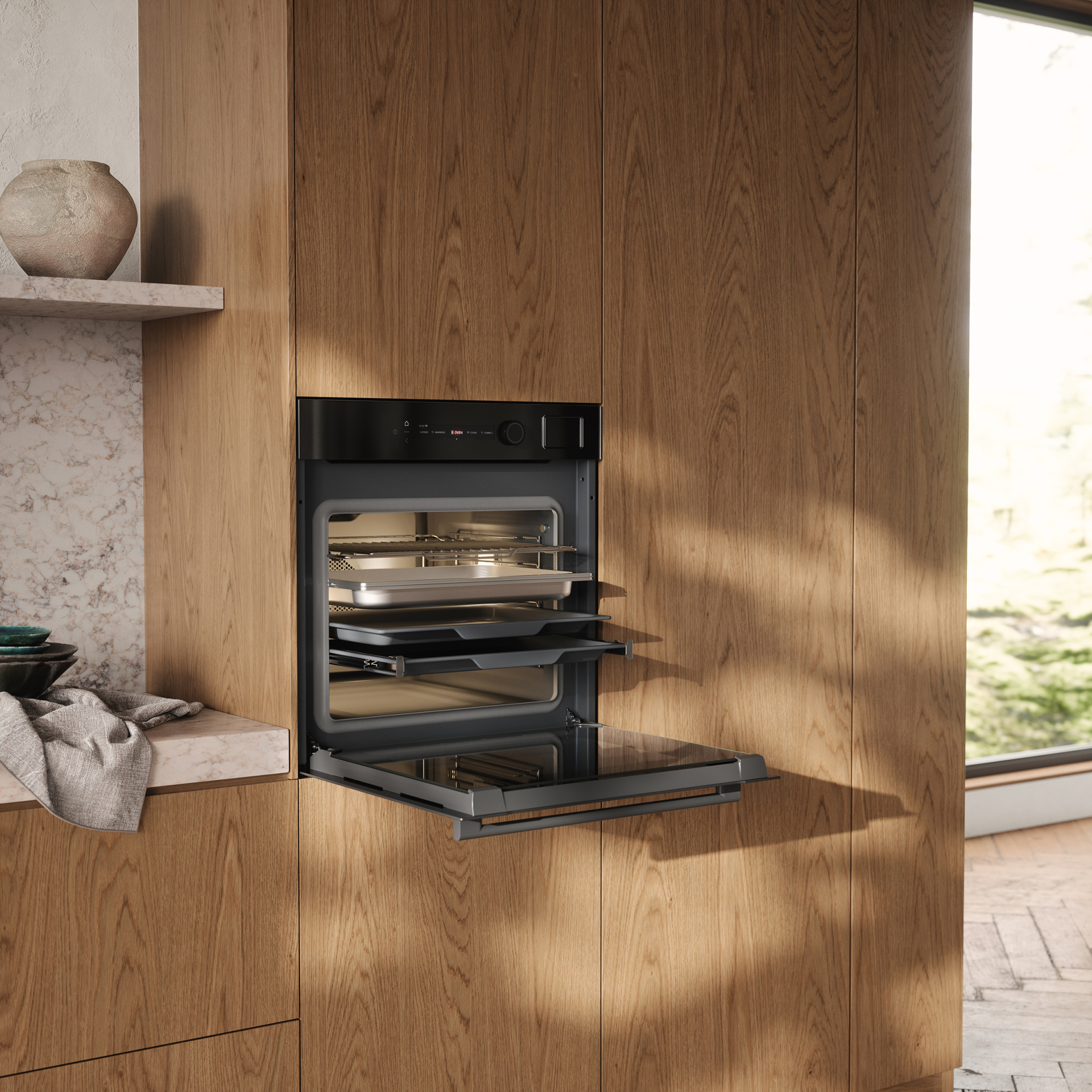 ATAG multifunctionele oven met stoom - 60cm - CS8671D
