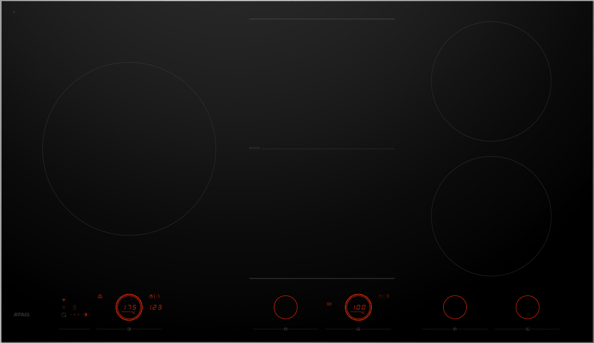 ATAG inductiekookplaat - 90cm - HI29571SV
