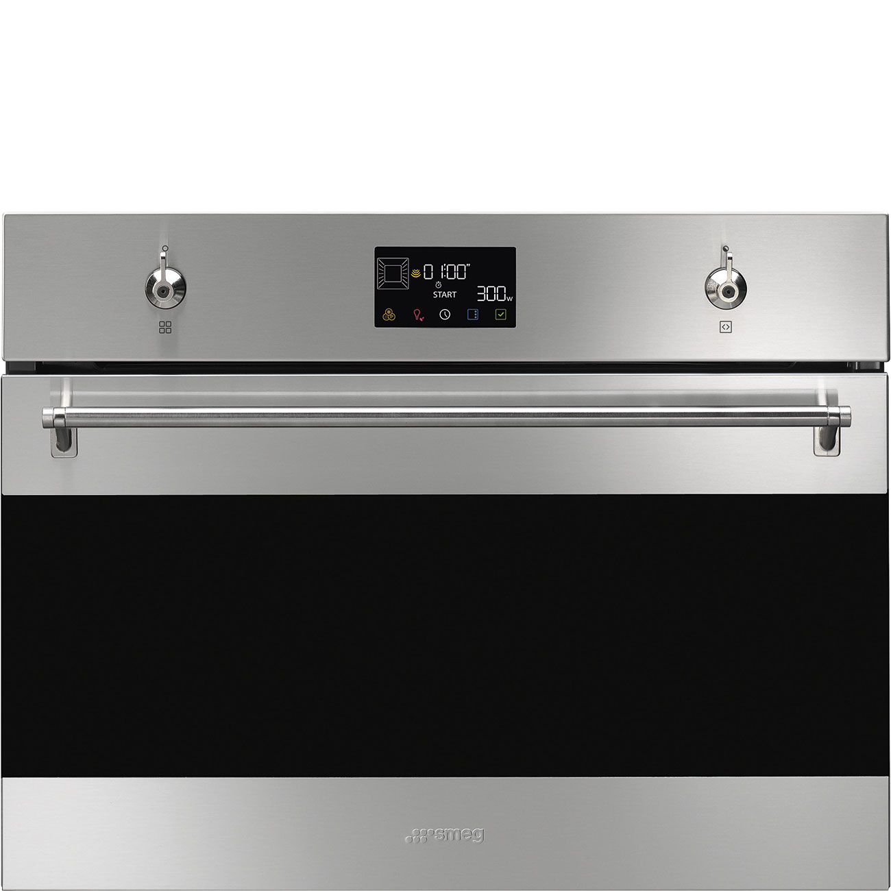SMEG SO4302M1X multifunctionele oven met microgolfoven - 45cm