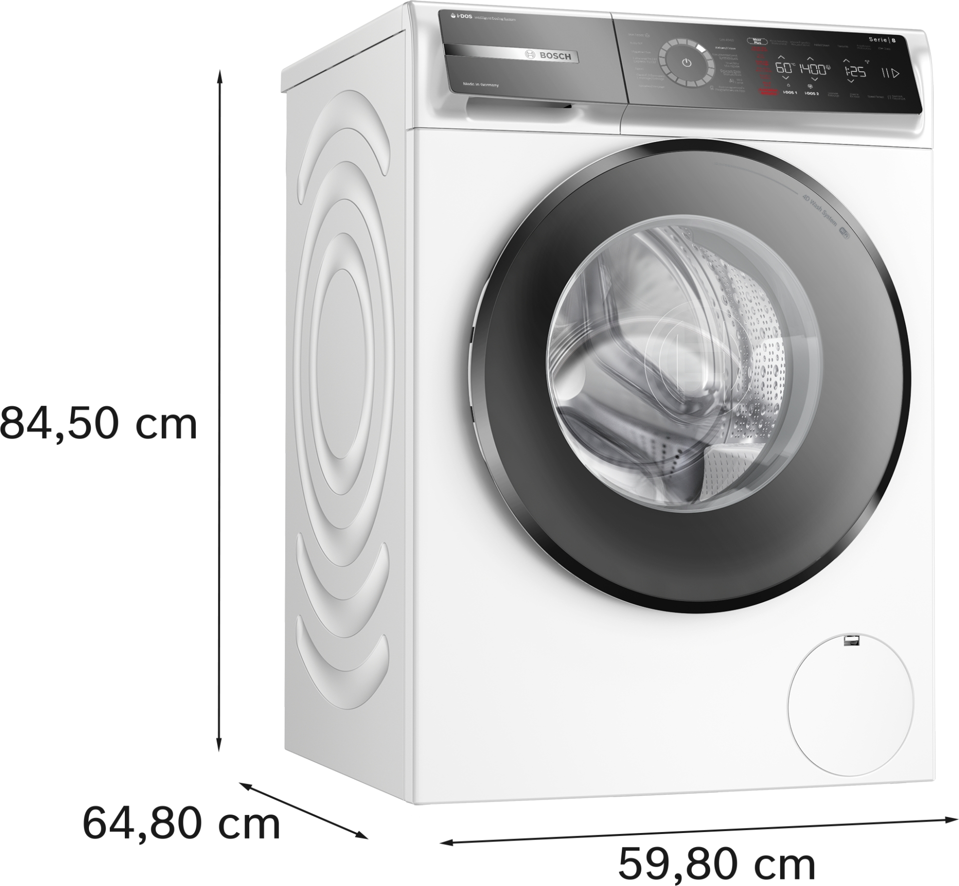 BOSCH SERIE 8 Wasmachine 9 kg - WGB244AAFG