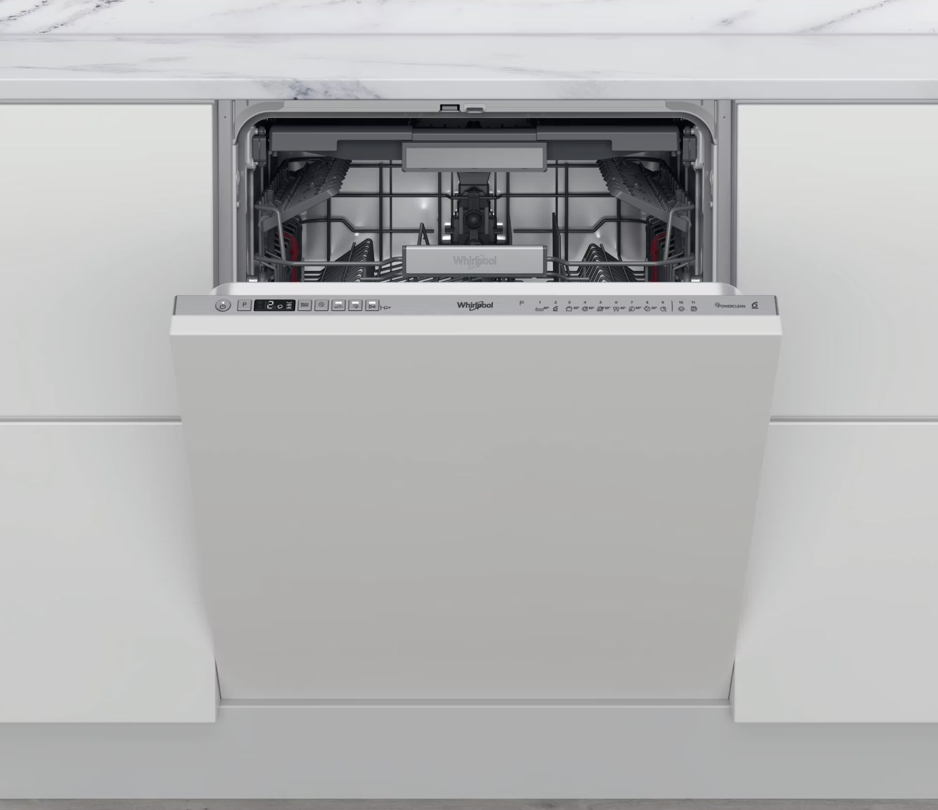 WHIRLPOOL vaatwasser volledig integreerbaar - WIO3T133PLE
