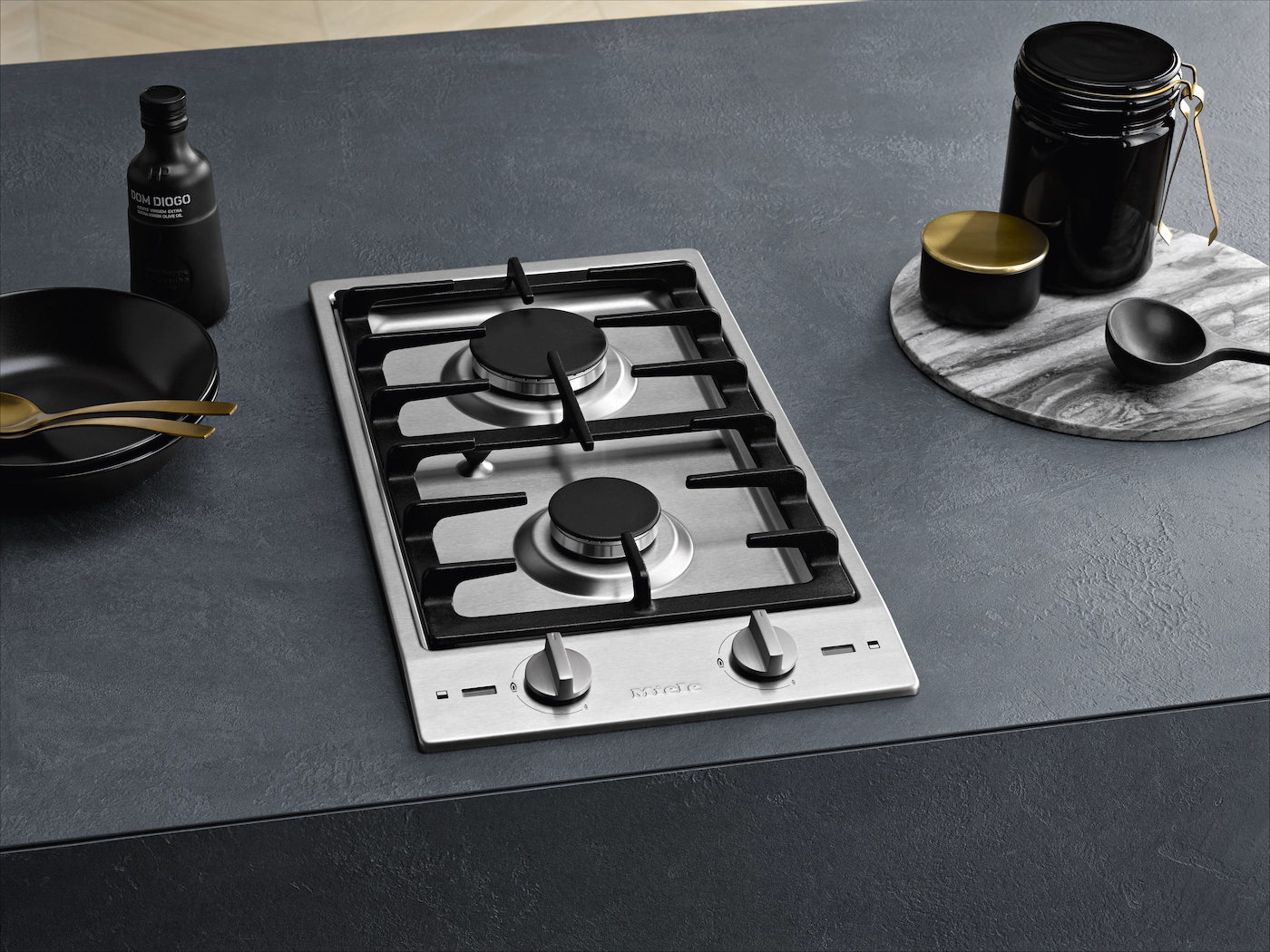 MIELE PROLINE gaskookplaat - domino - CS1012-2