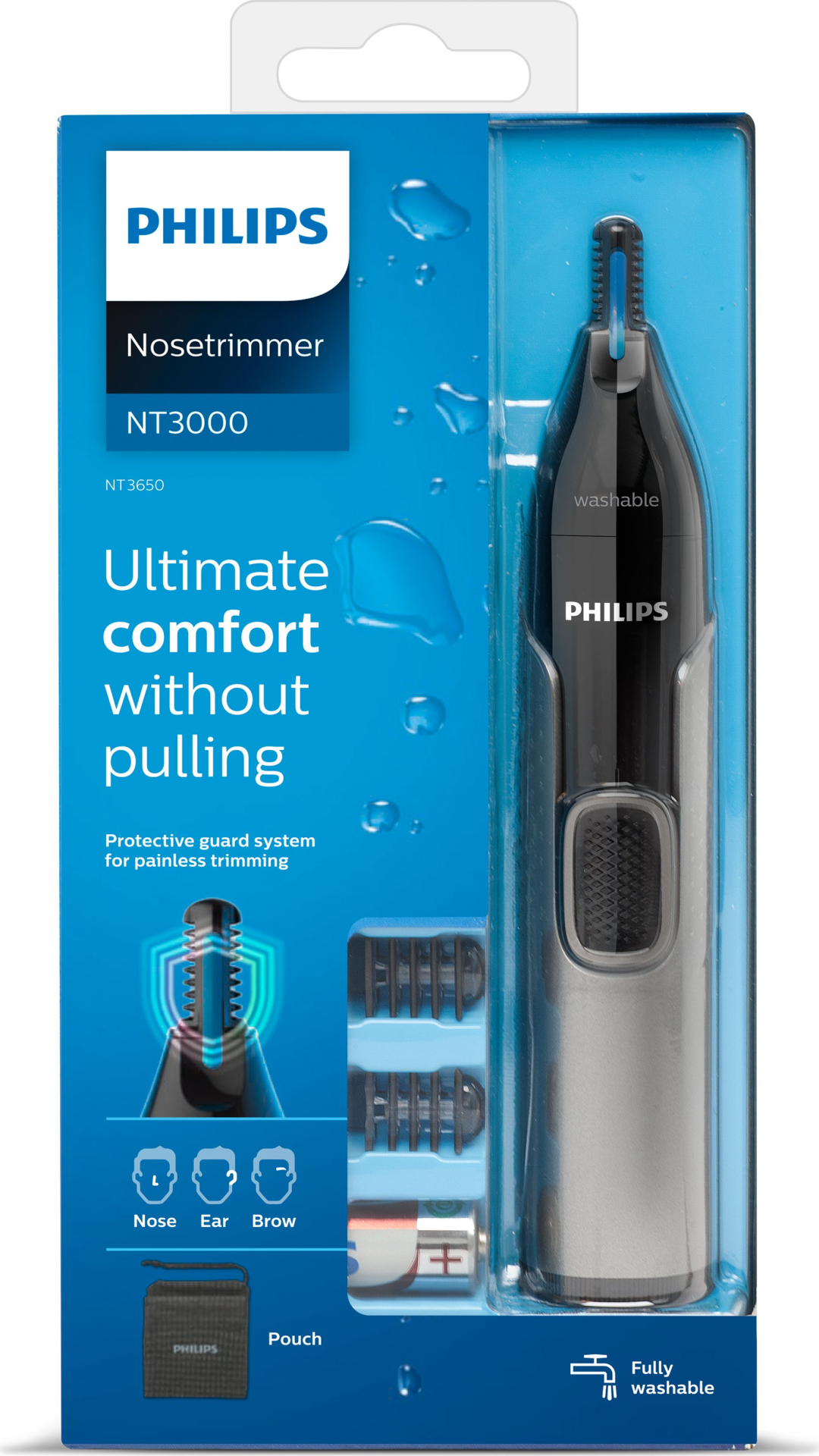 PHILIPS neus- en oortrimmer - PHNT3650/16