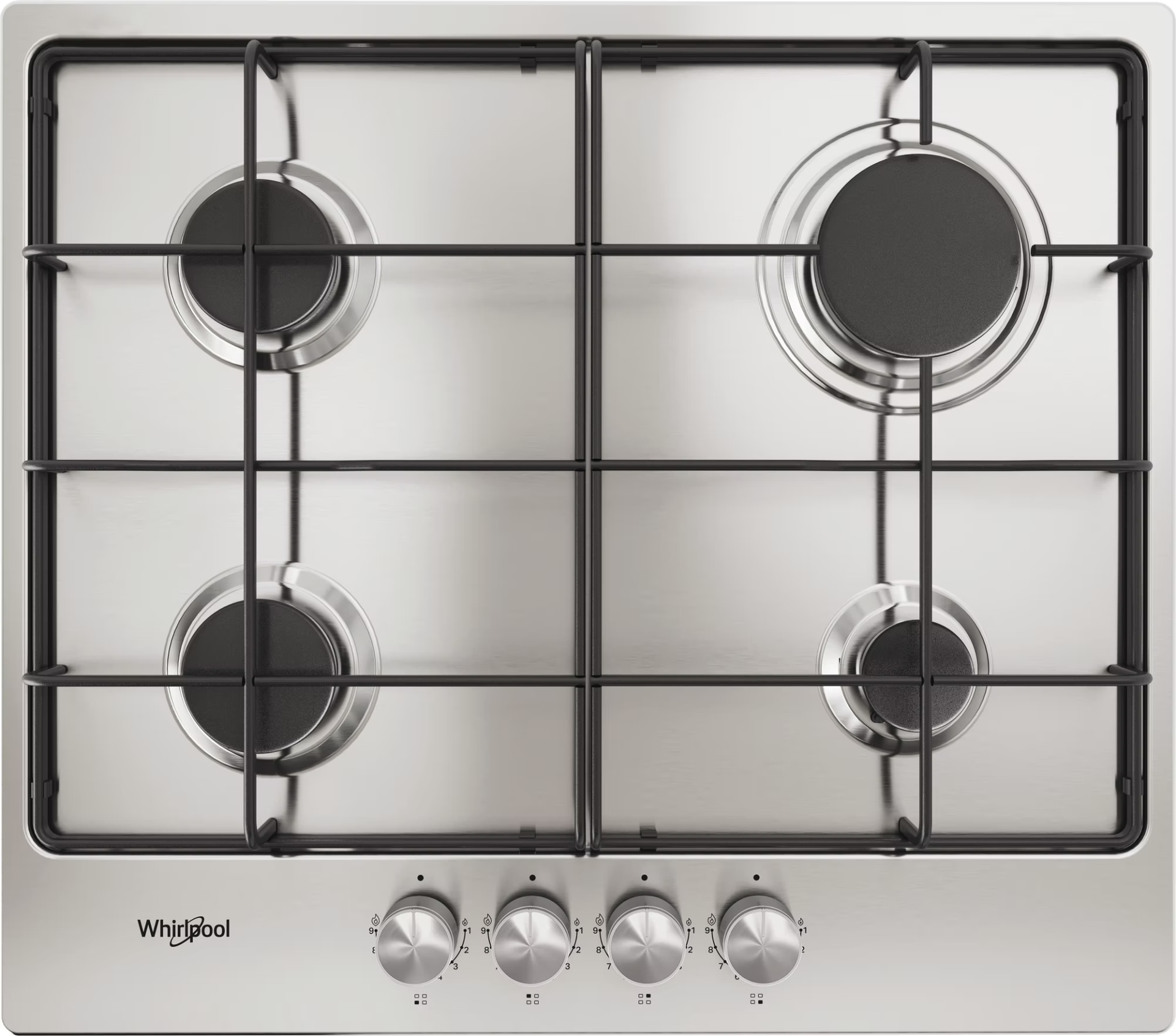 WHIRLPOOL gaskookplaat - 60cm - TGML650IX