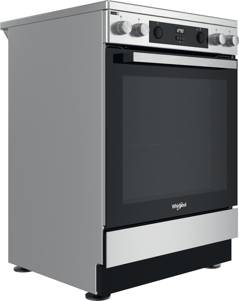 WHIRLPOOL fornuis met keramische kookplaat - 60cm - WS68V8CCXT