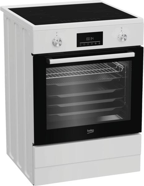 BEKO fornuis met inductie kookplaat - 60cm - FBMA6930GW