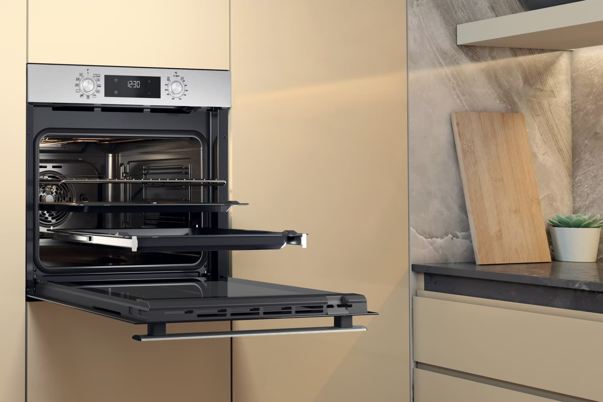 WHIRLPOOL NEW ACTUAL multifunctionele oven - 60cm - OMR58HU1X