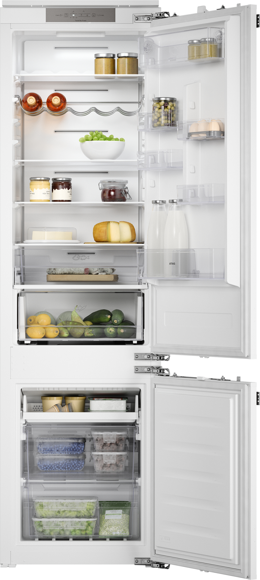ATAG koel-/vriescombinatie - 194cm - KD67194DN