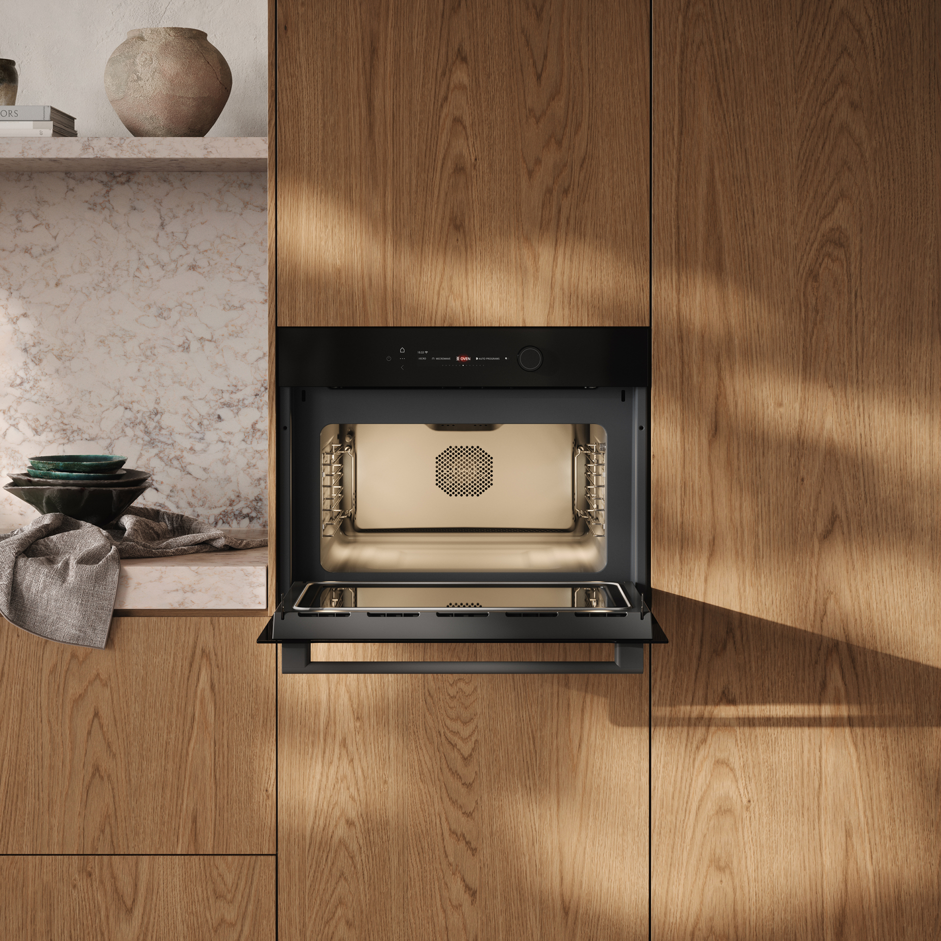 ATAG multifunctionele oven met microgolfoven - 45cm - CX8471D