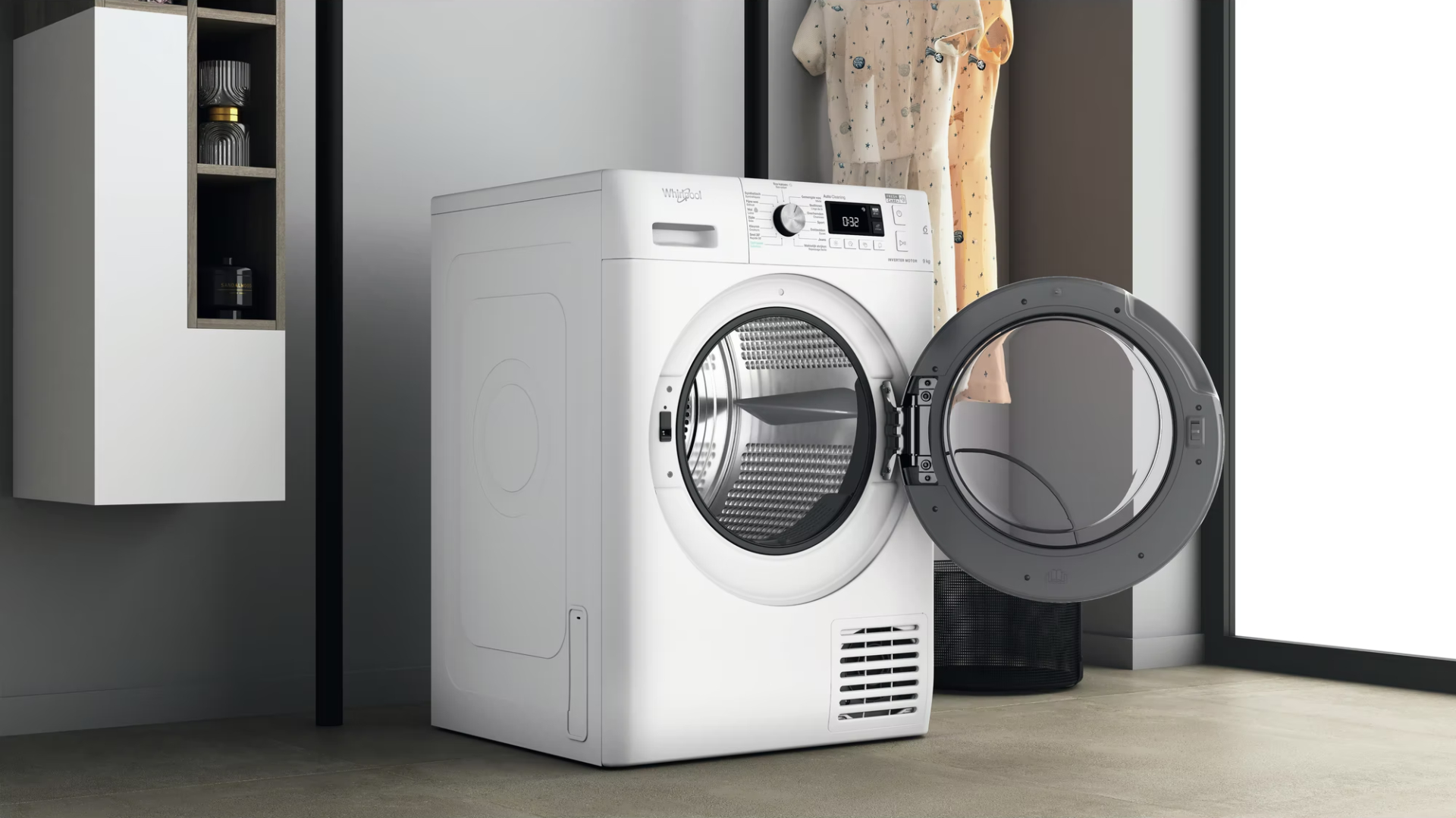 WHIRLPOOL droogkast - warmtepomp - FFTM119X2BXYBE