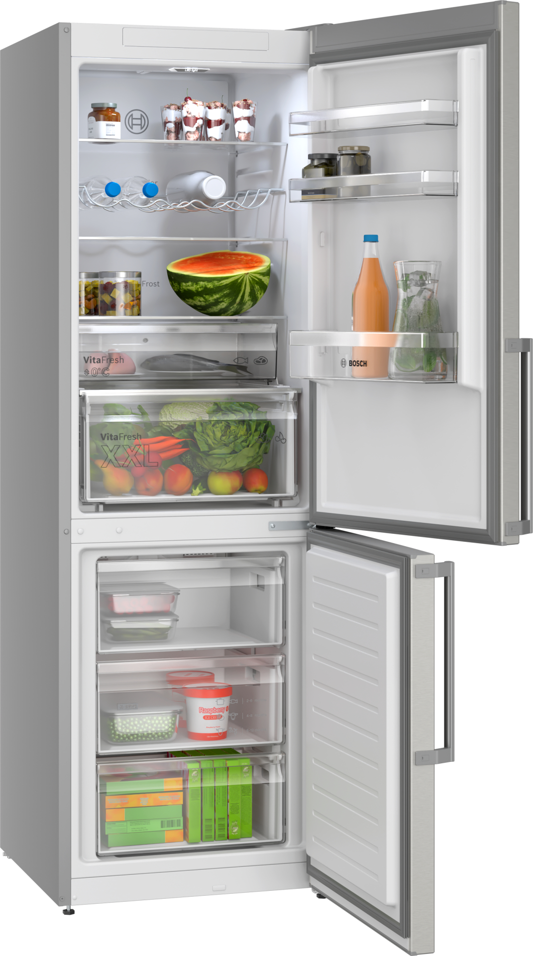 BOSCH SERIE 4 vrijstaande koel-/vriescombinatie - 186cm - KGN367ICT